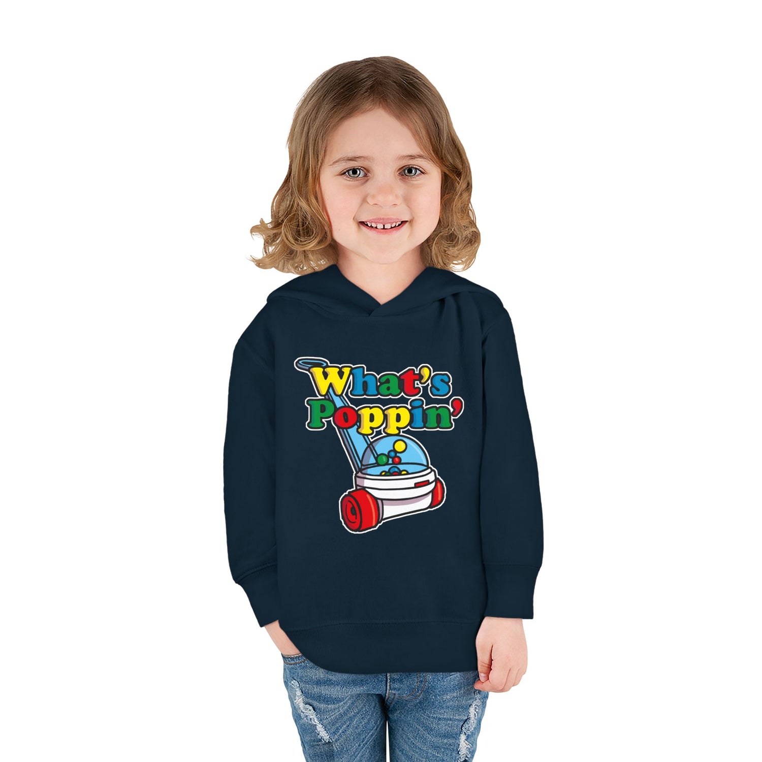 What's Poppin' Toddler Hoodie