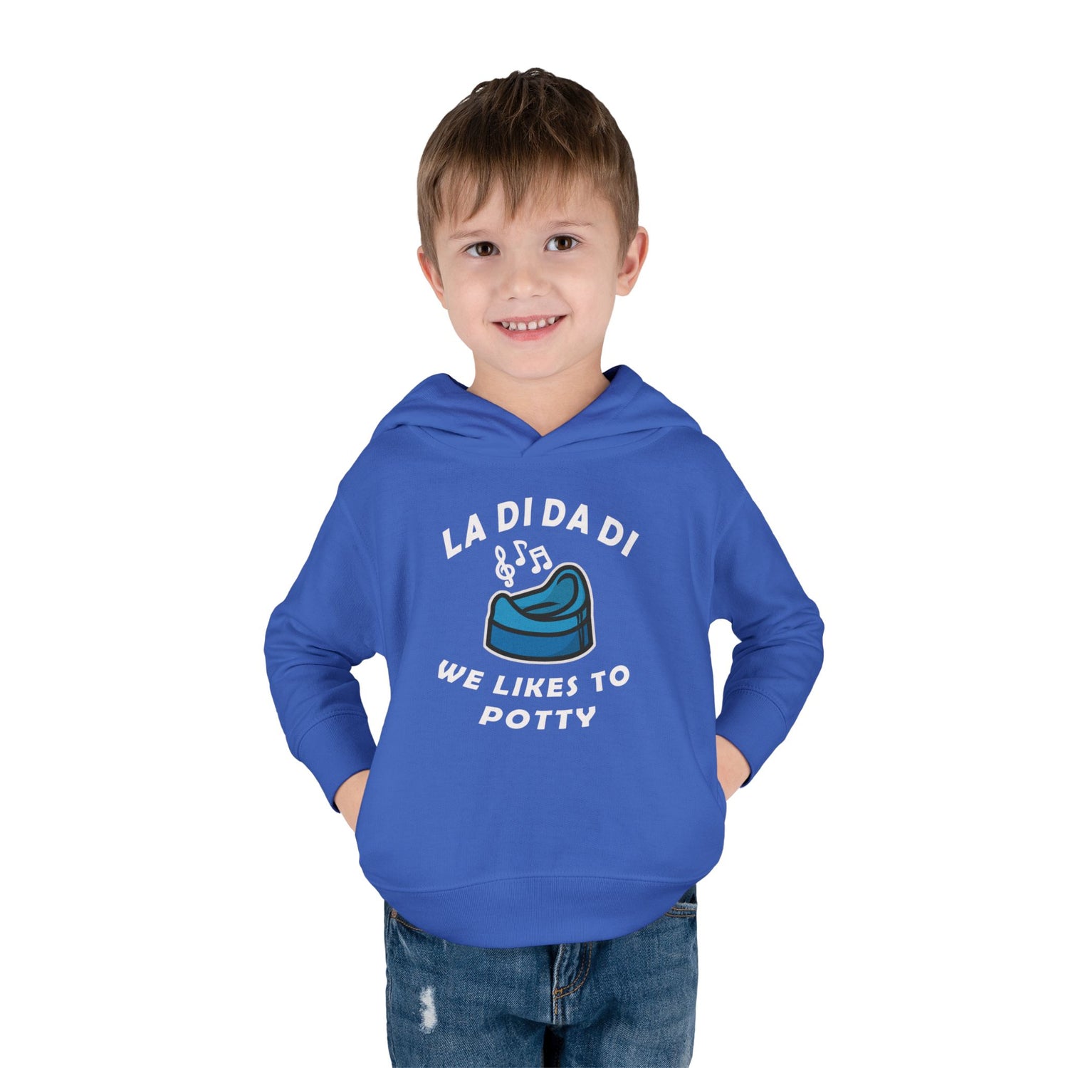 La Di Da Di  Potty Toddler Hoodie