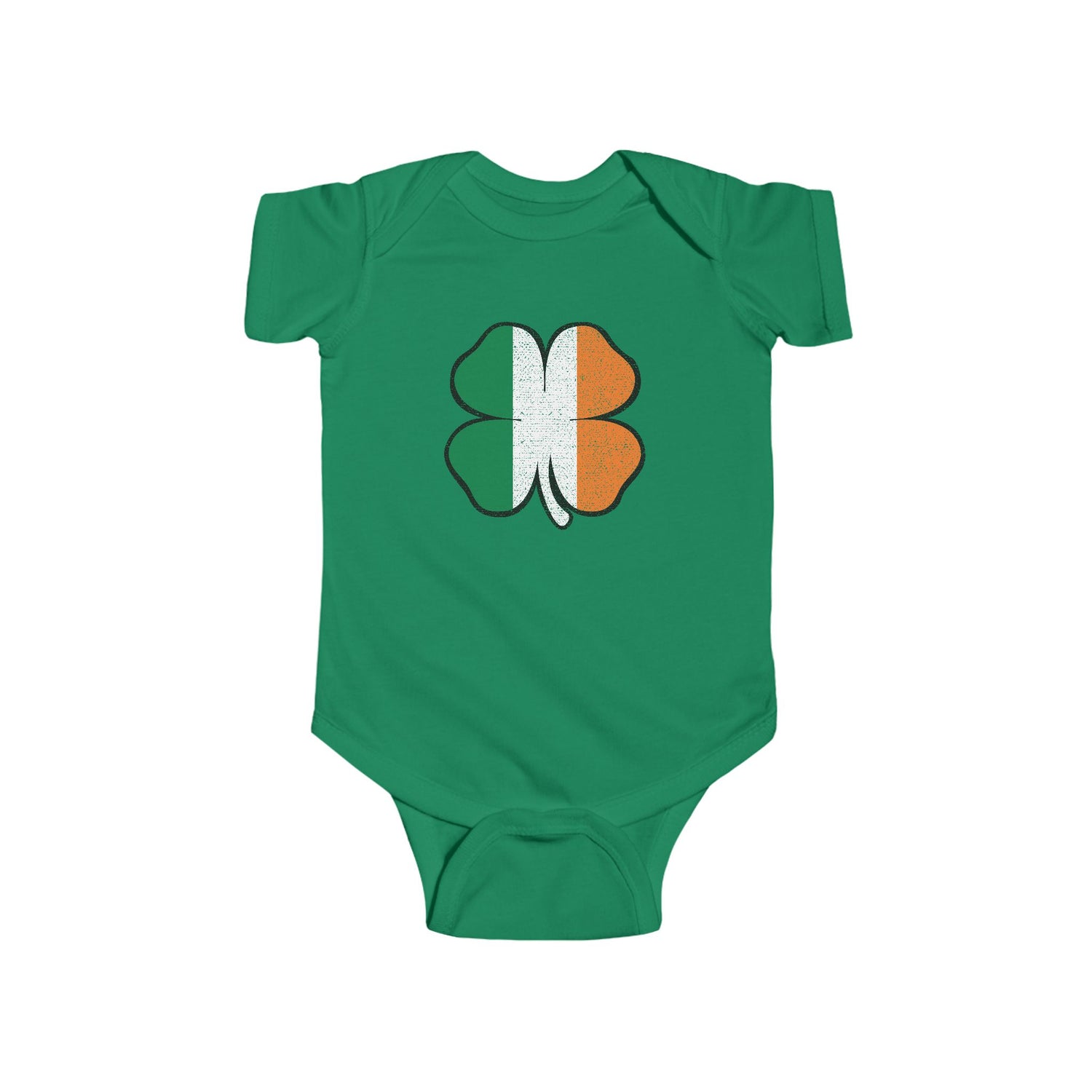 IRISH FLAG SHAMROCK BABY BODYSUIT