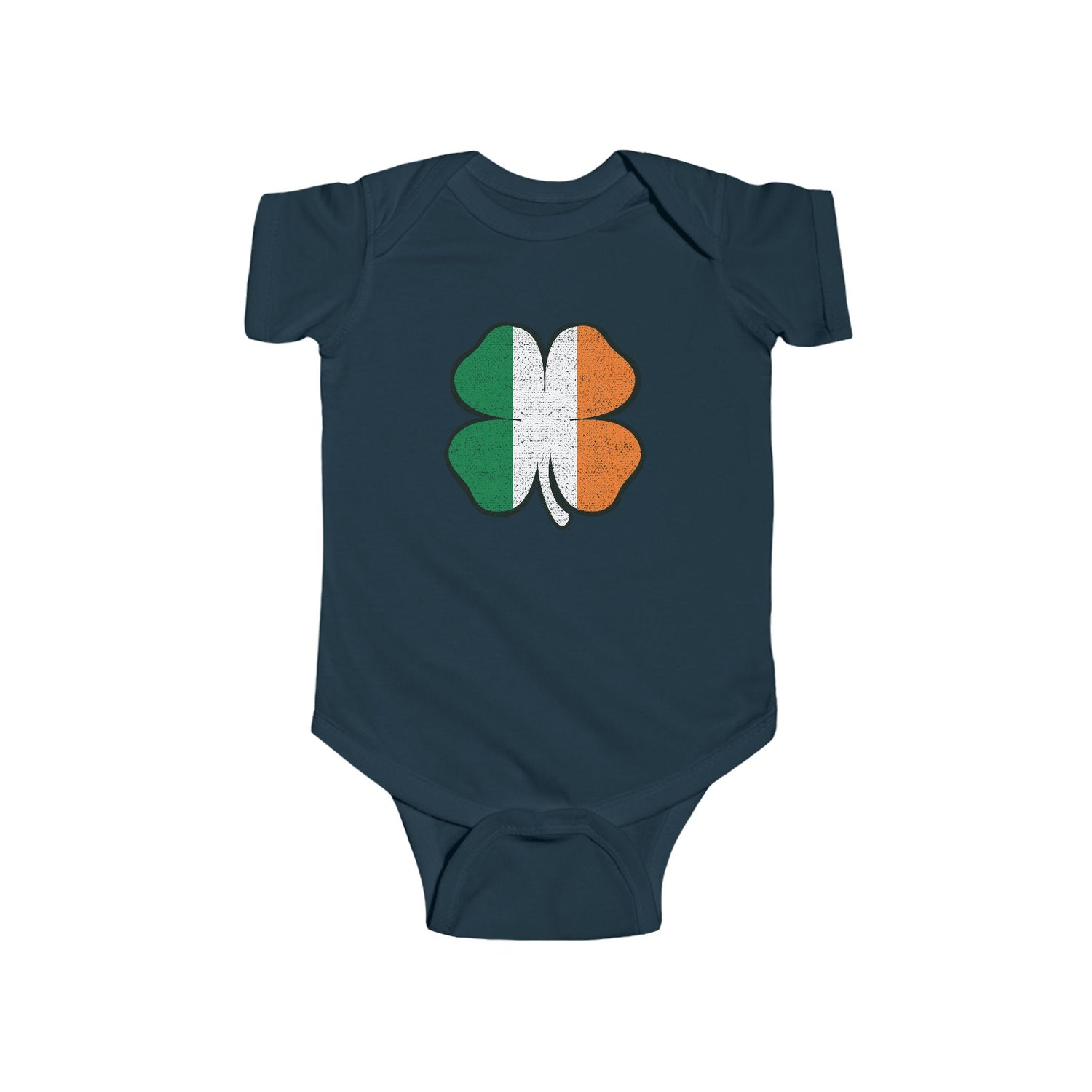 IRISH FLAG SHAMROCK BABY BODYSUIT