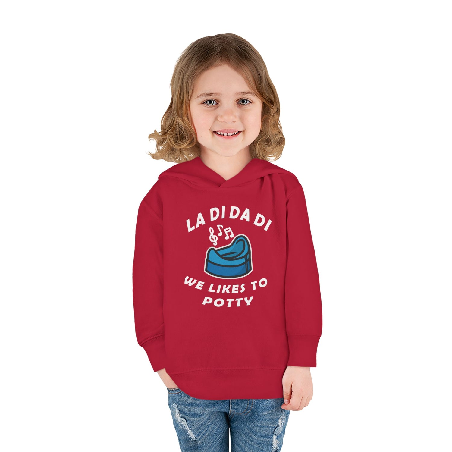 La Di Da Di  Potty Toddler Hoodie