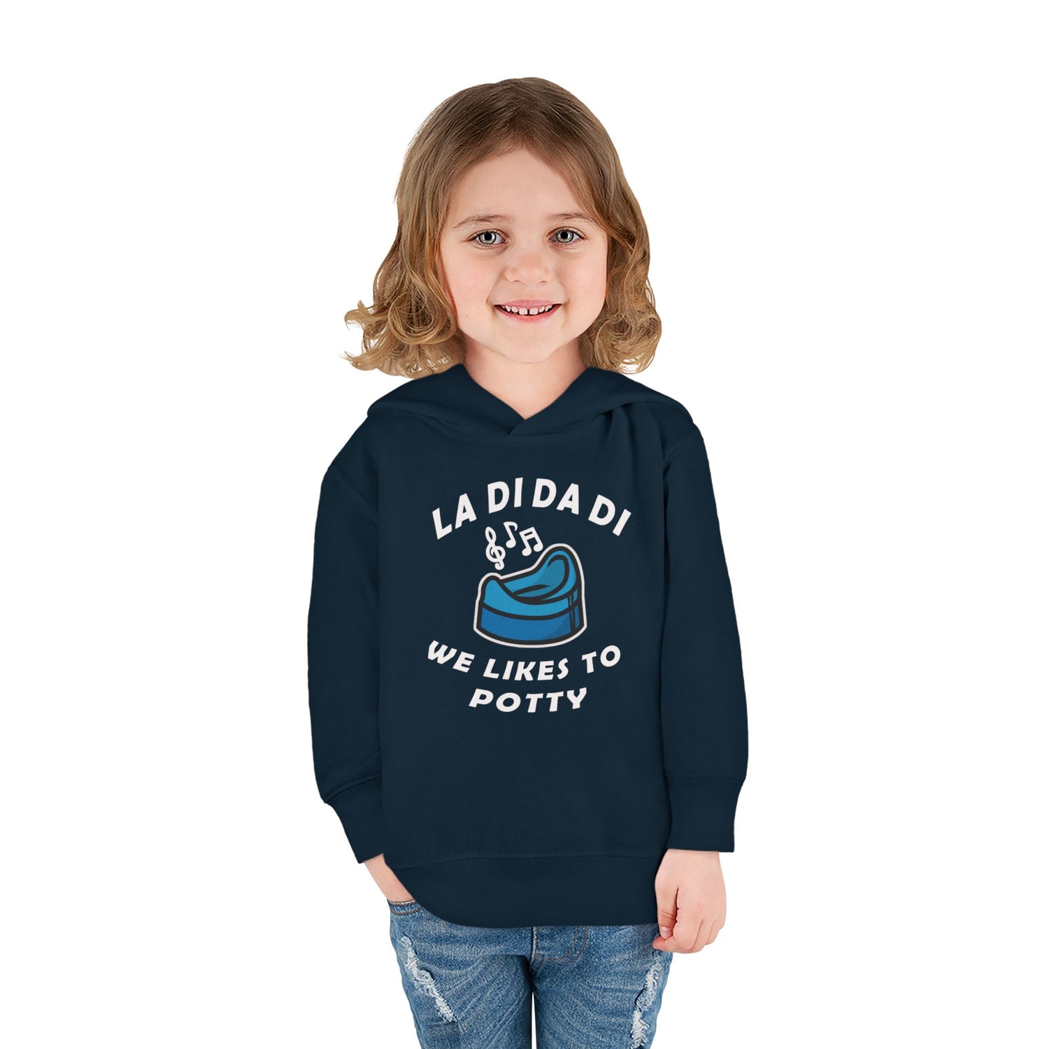 La Di Da Di  Potty Toddler Hoodie