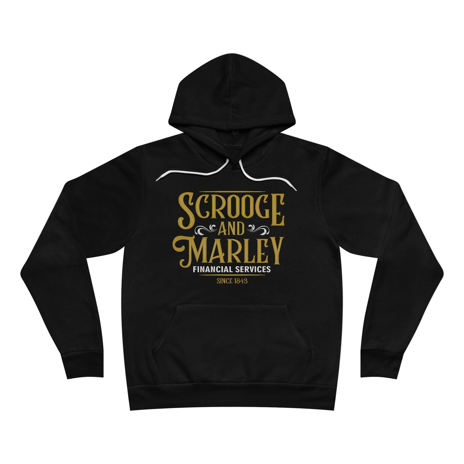SCROOGE & MARLEY FINANCIAL SERVICES UNISEX HOODIE