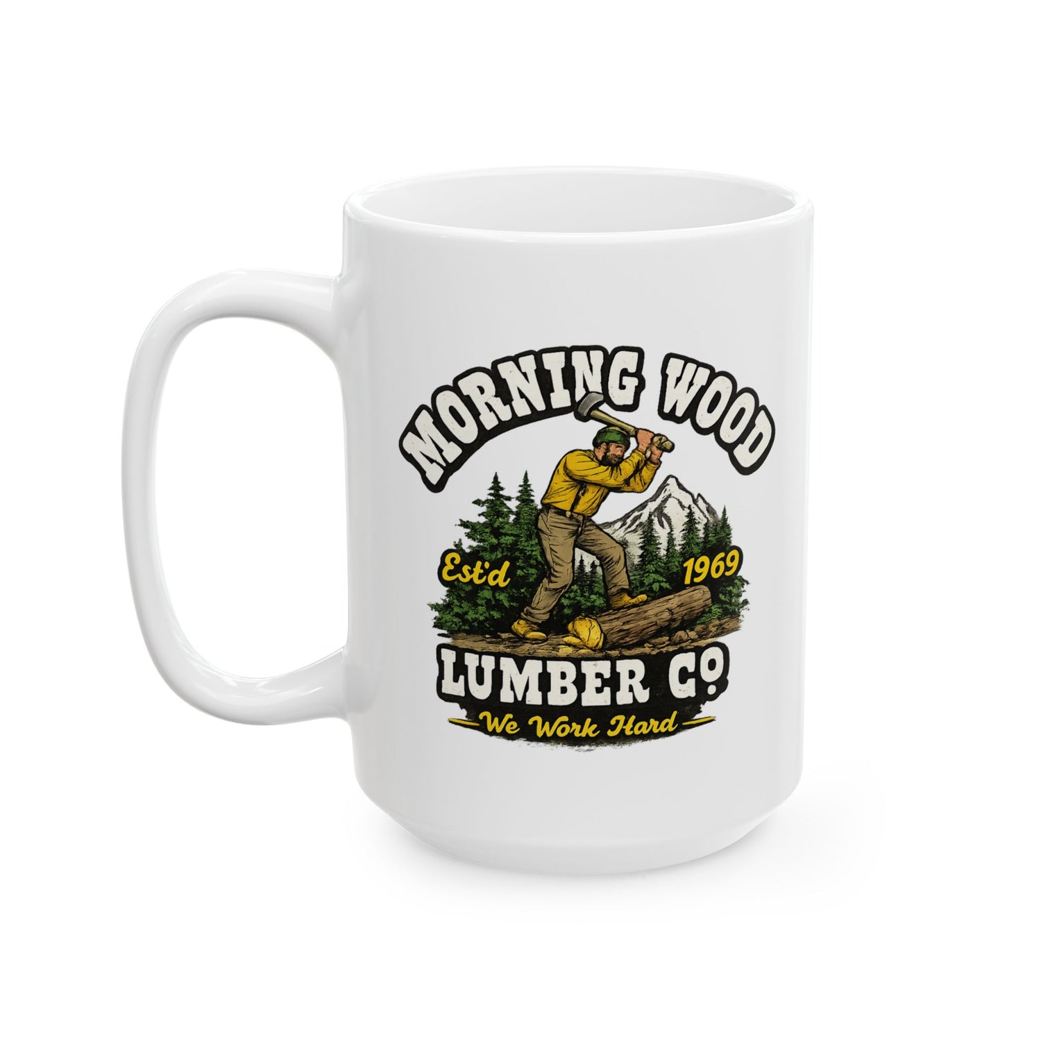MORNING WOOD LUMBER CO. MUG (11OZ, 15OZ)