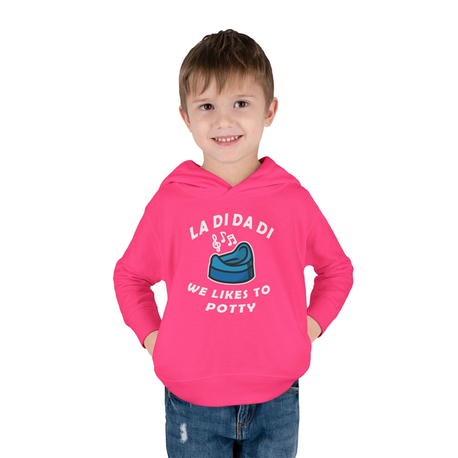 La Di Da Di  Potty Toddler Hoodie