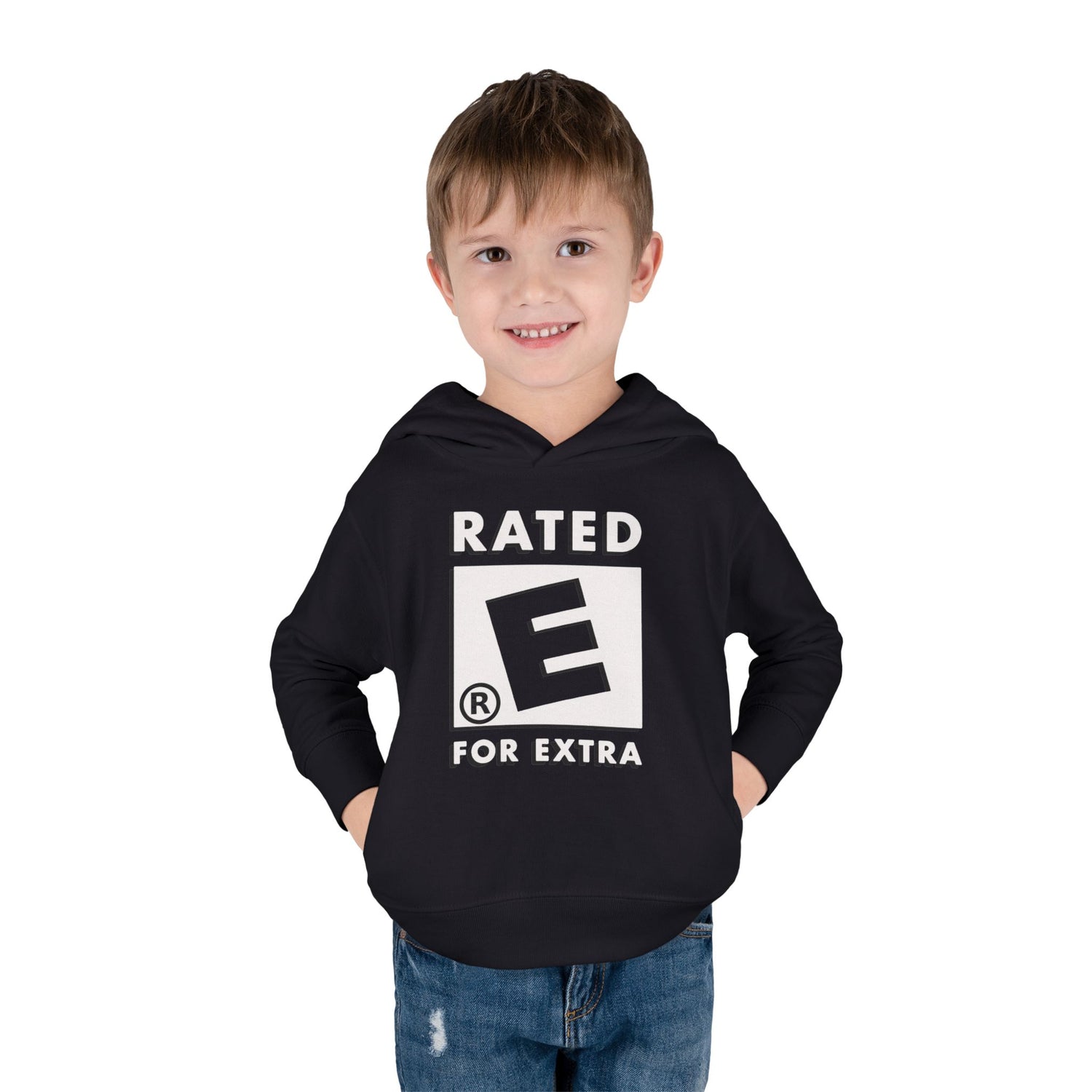 Rated E for Extra Toddler Hoodie