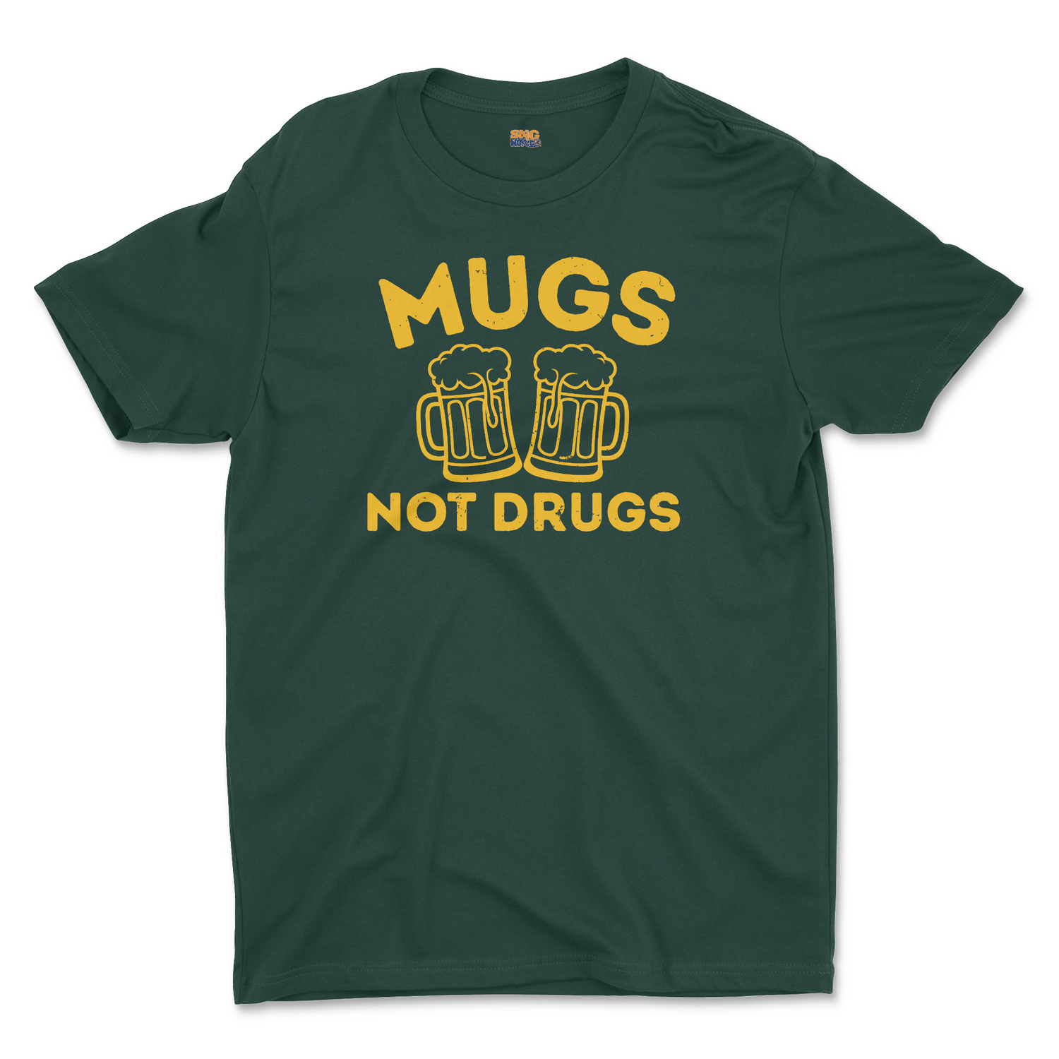 MUGS NOT DRUGS UNISEX T-SHIRT