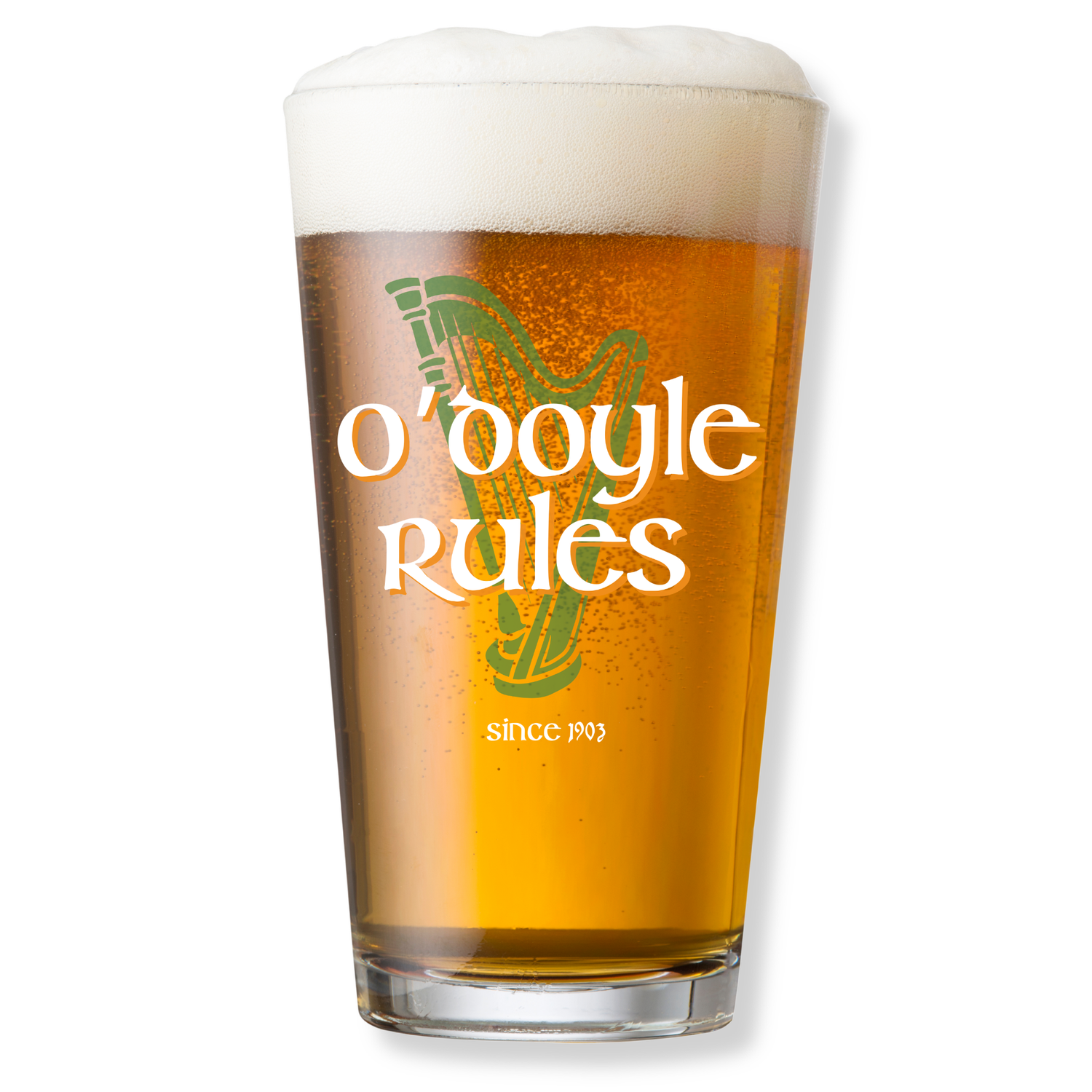 O'DOYLE RULES PINT GLASS