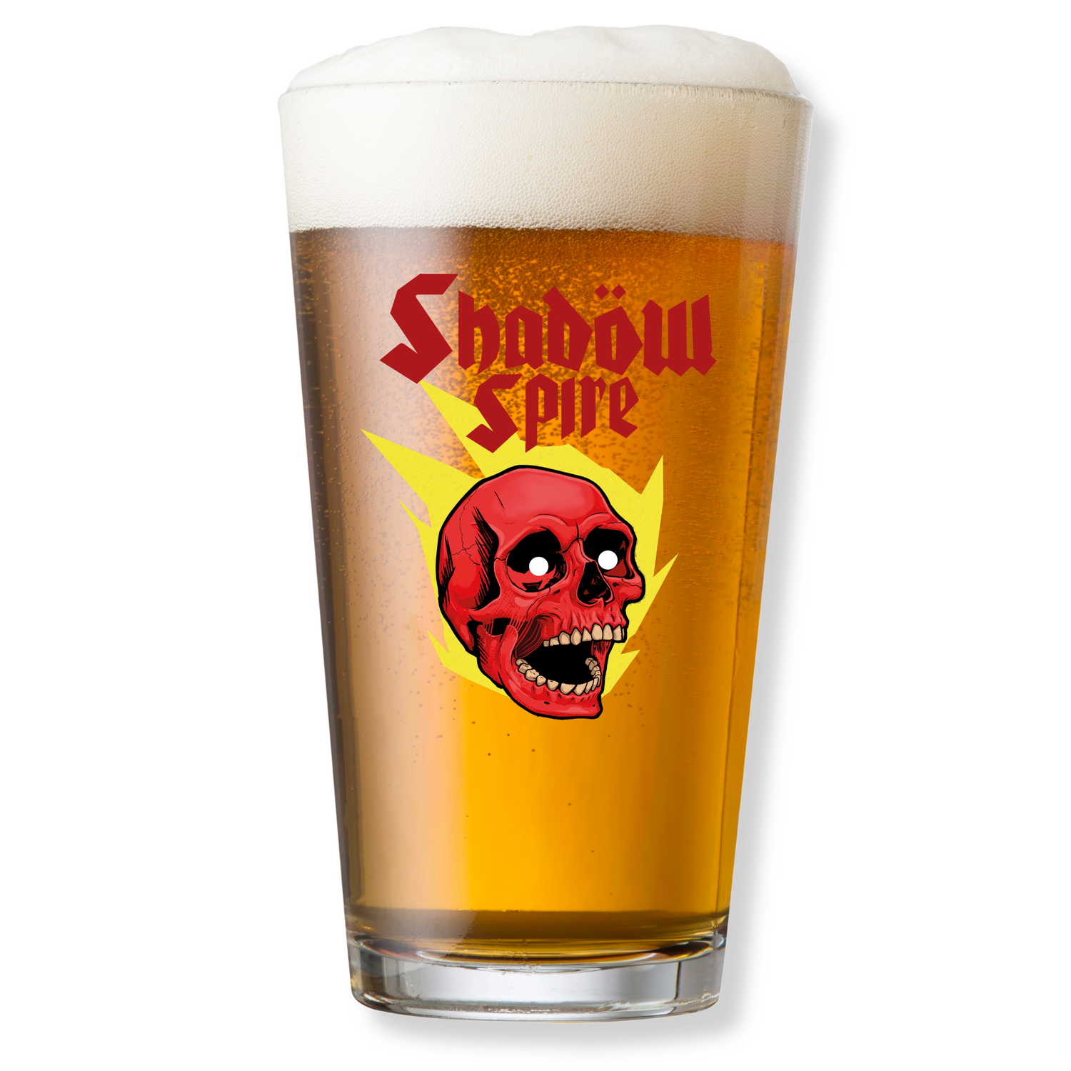 SHADOW SPIRE PINT GLASS