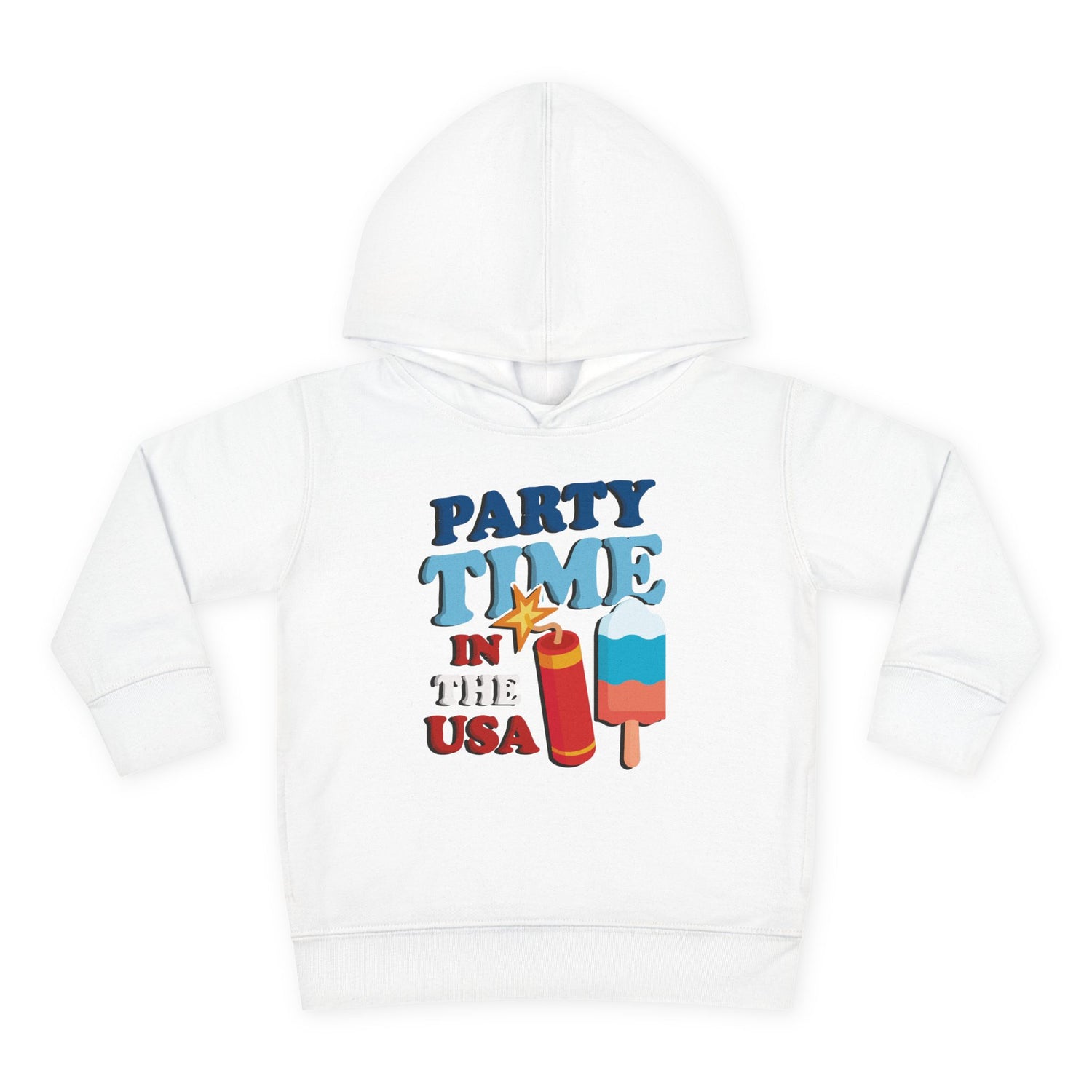 Party Time In The USA Toddler Hoodie