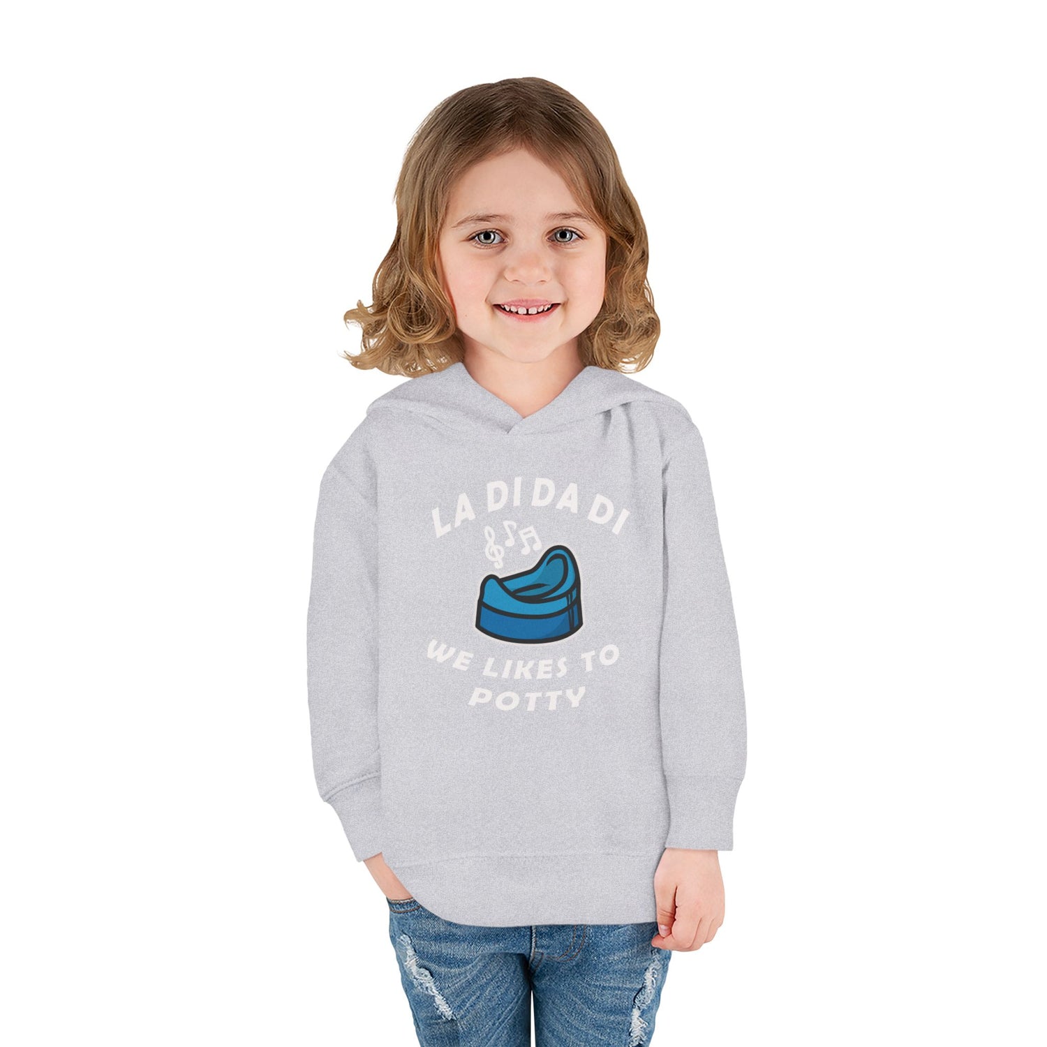 La Di Da Di  Potty Toddler Hoodie