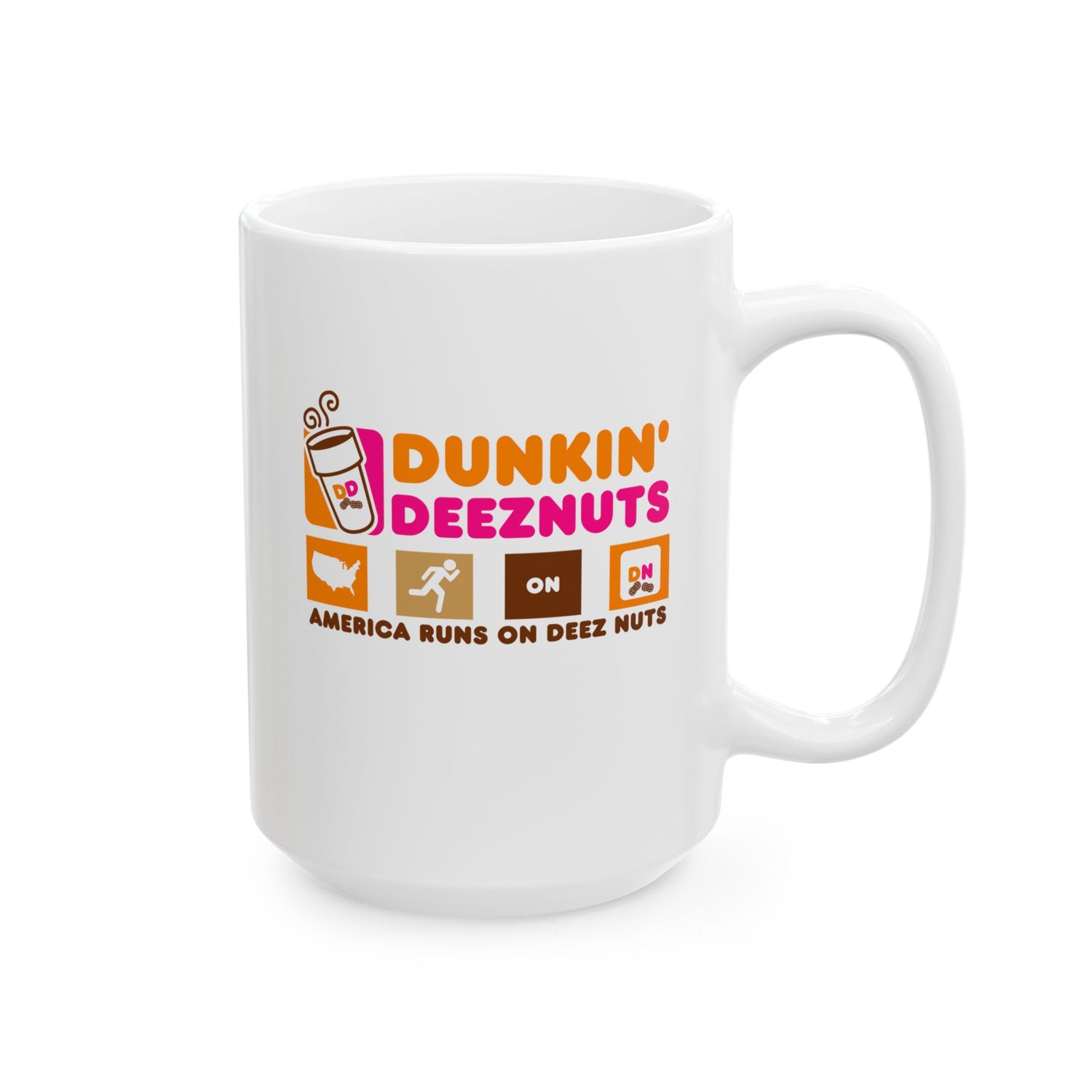 DUNKIN DEEZ NUTS MUG (11oz, 15oz)