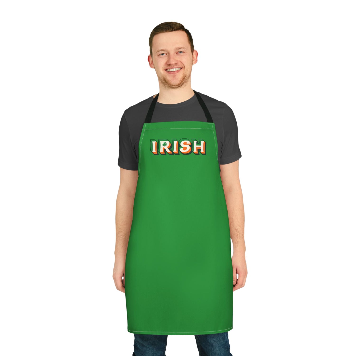 Irish Apron — Green St. Patrick’s Day Cooking & BBQ Apron