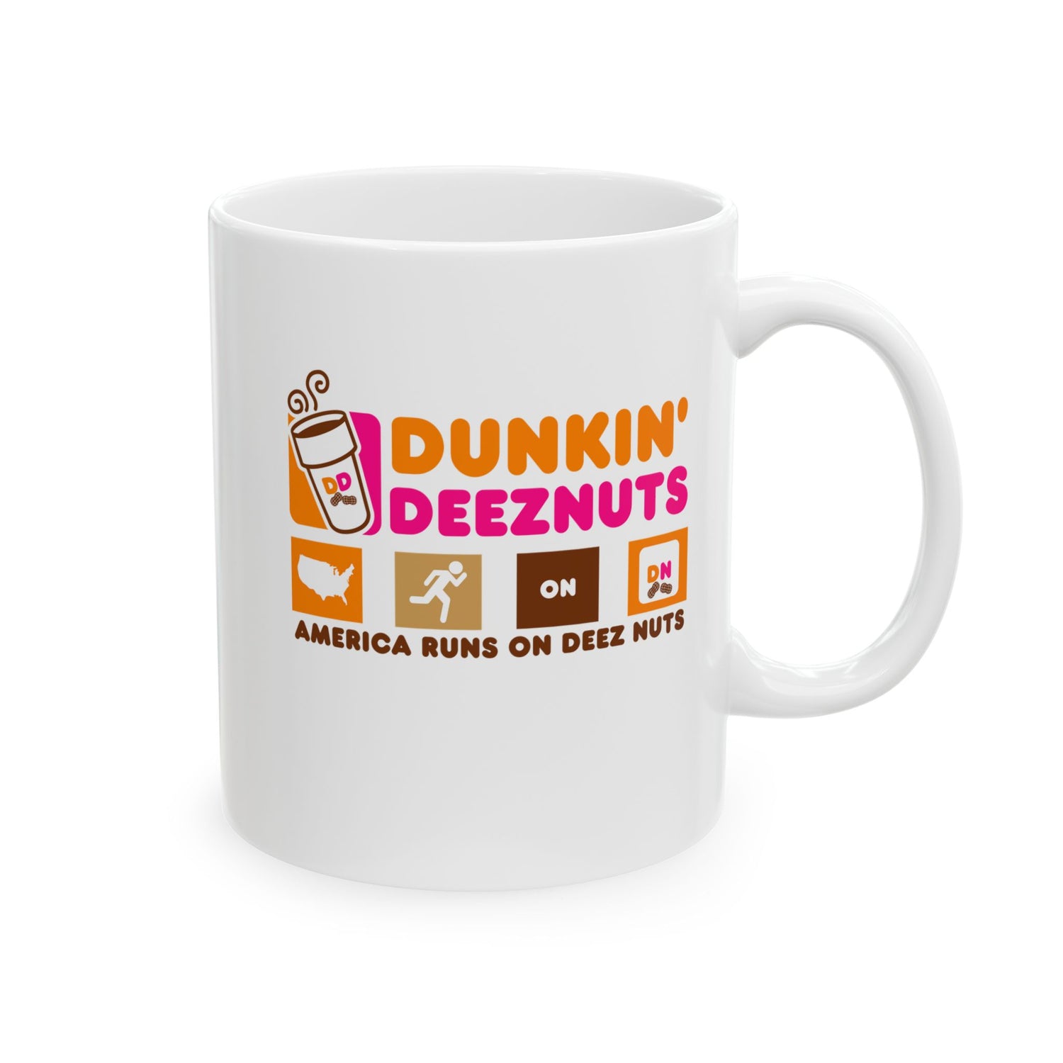 DUNKIN DEEZ NUTS MUG (11oz, 15oz)