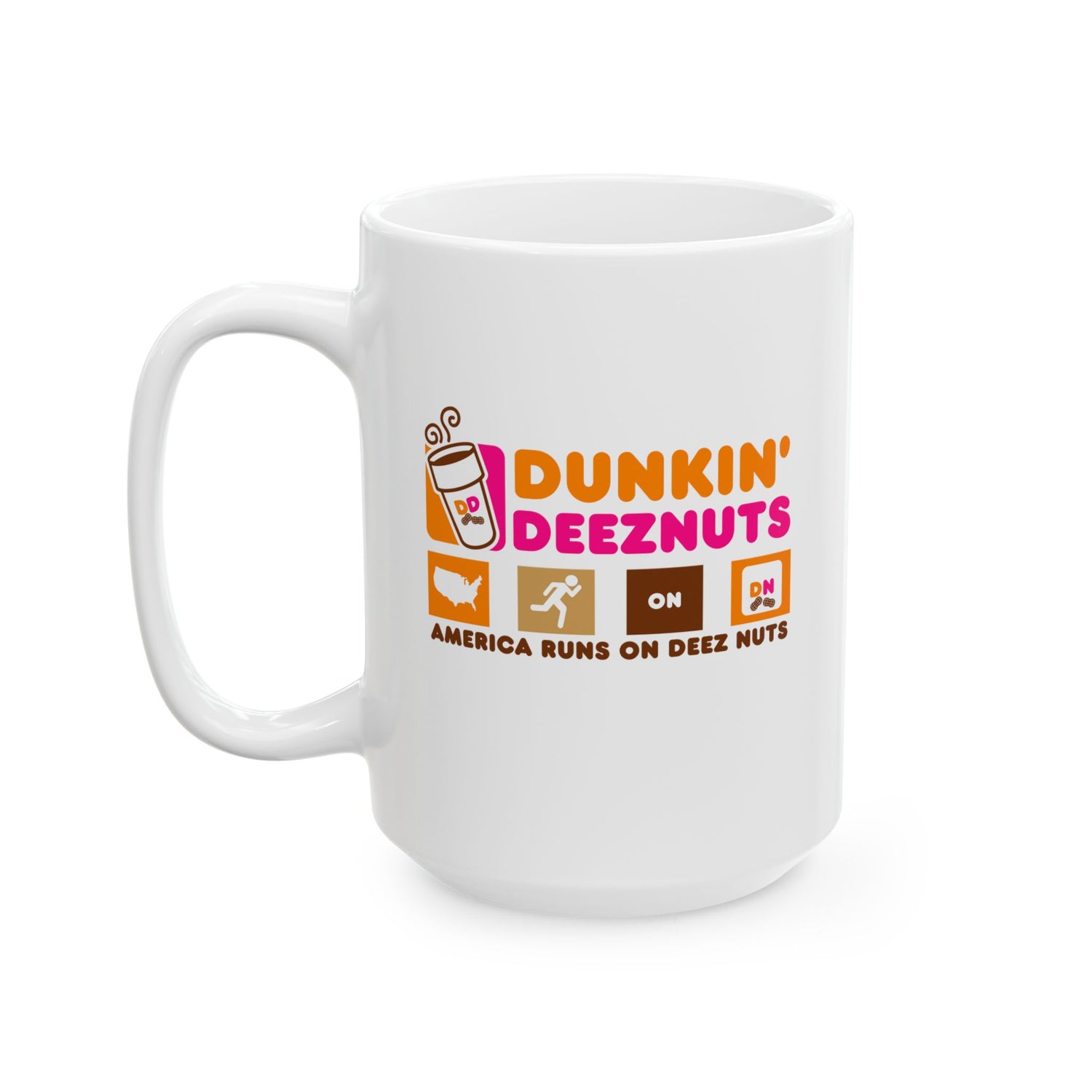 DUNKIN DEEZ NUTS MUG (11oz, 15oz)