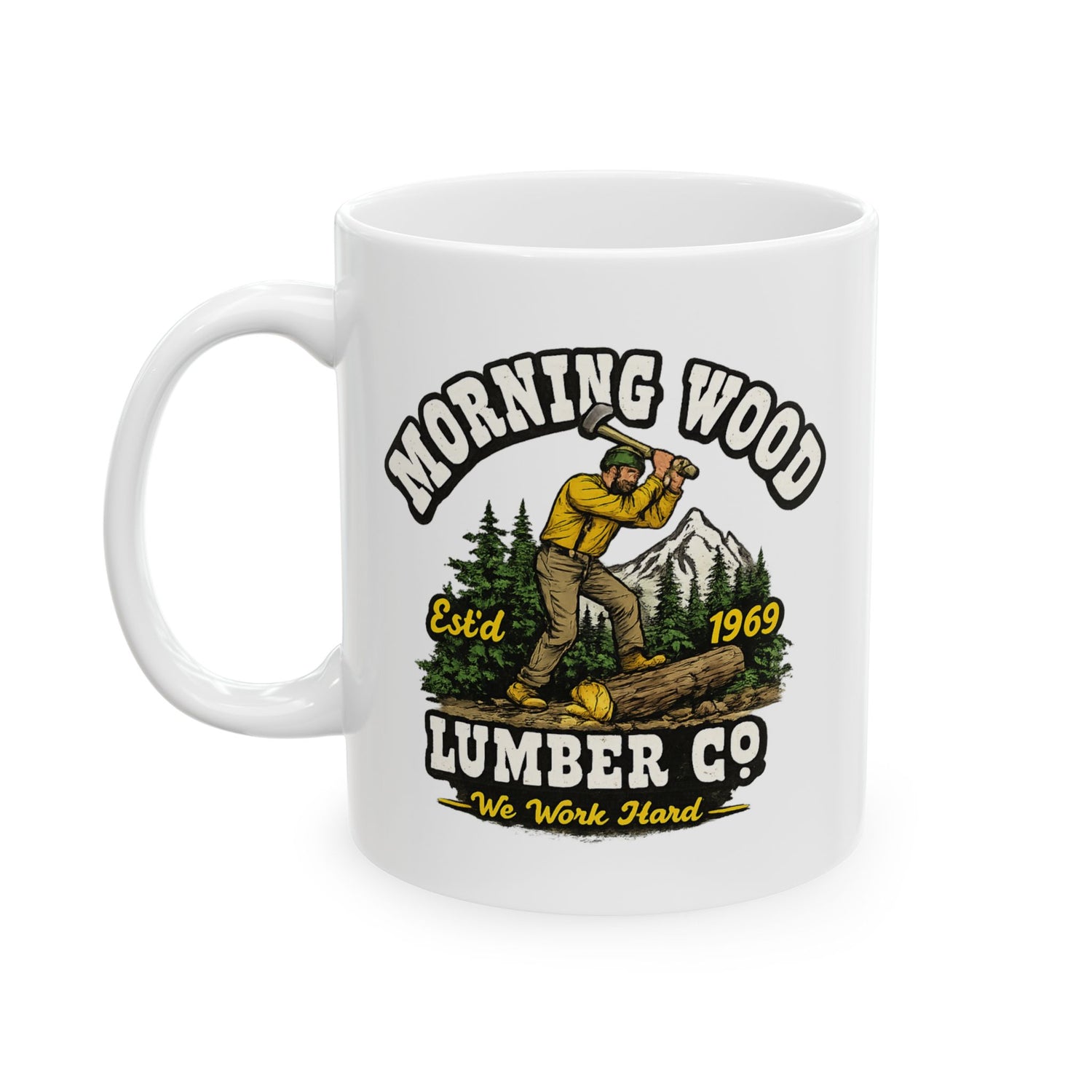 MORNING WOOD LUMBER CO. MUG (11OZ, 15OZ)