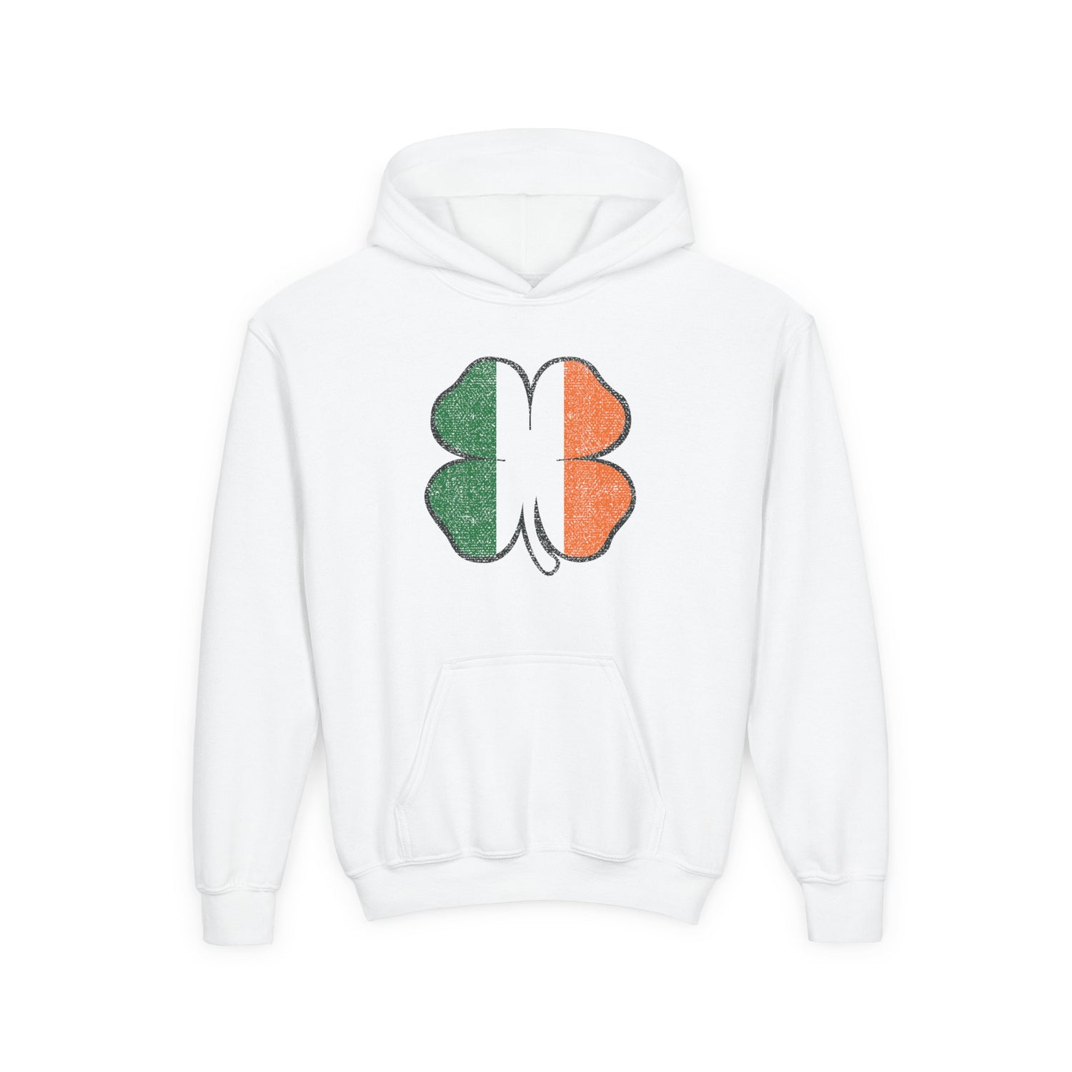 IRISH FLAG SHAMROCK YOUTH HOODIE