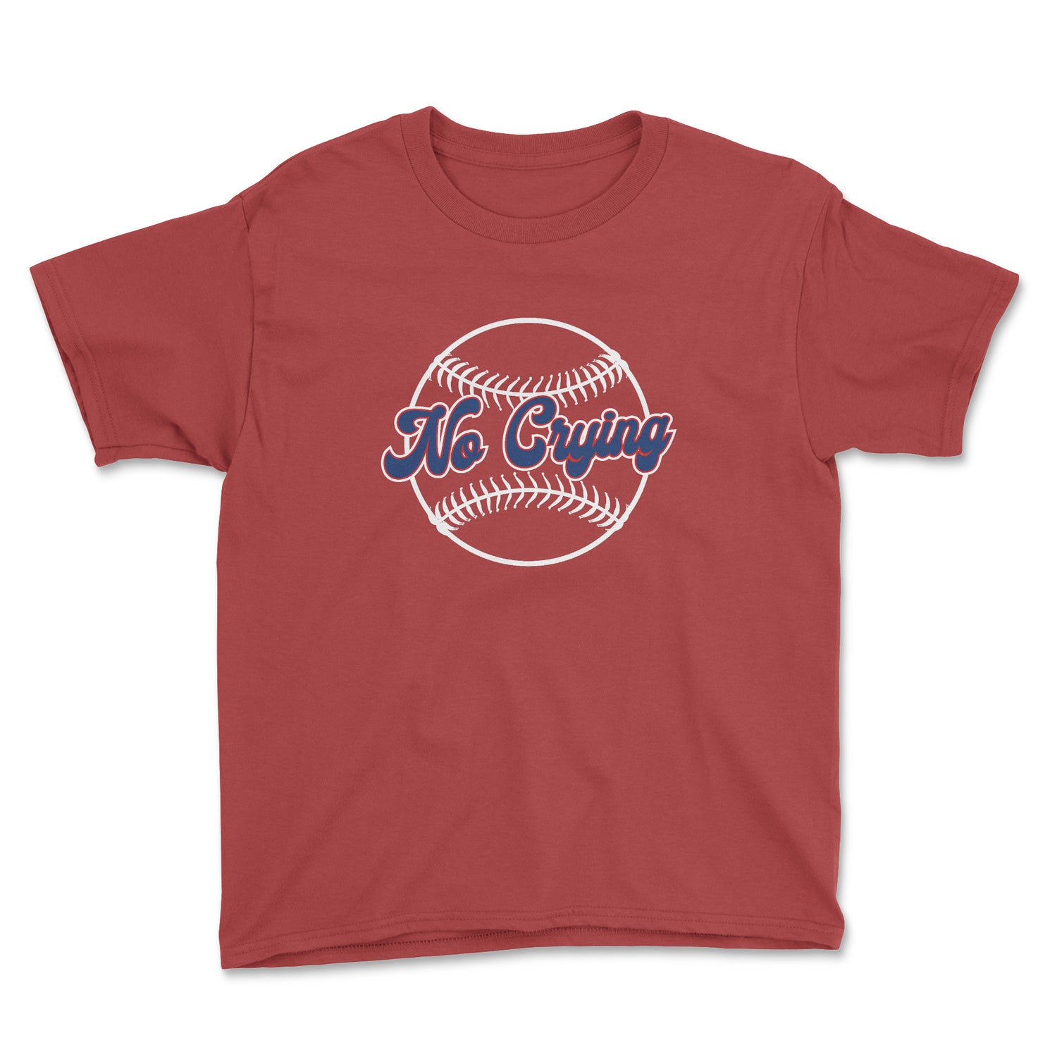 NO CRYING IN BASEBALL YOUTH T-SHIRT