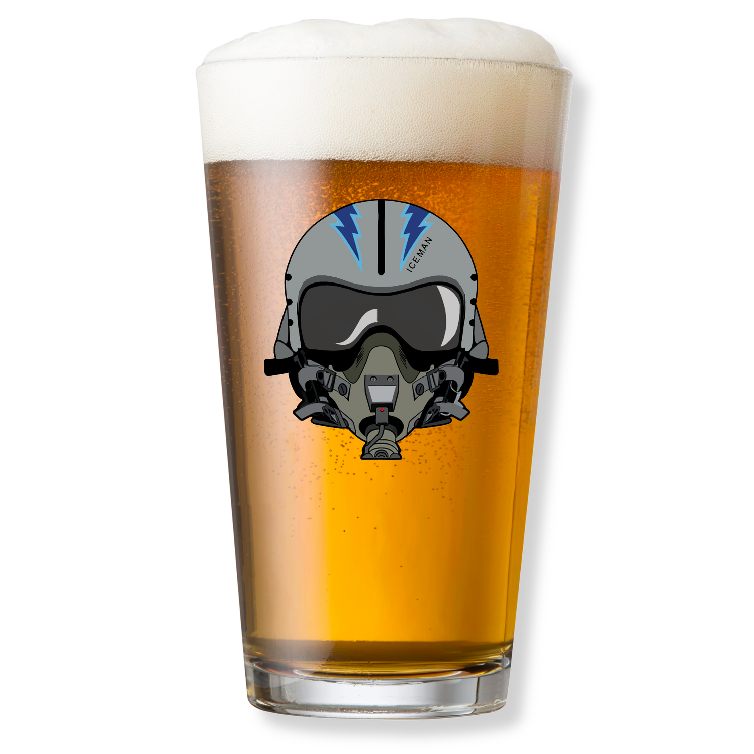 ICEMAN PINT GLASS