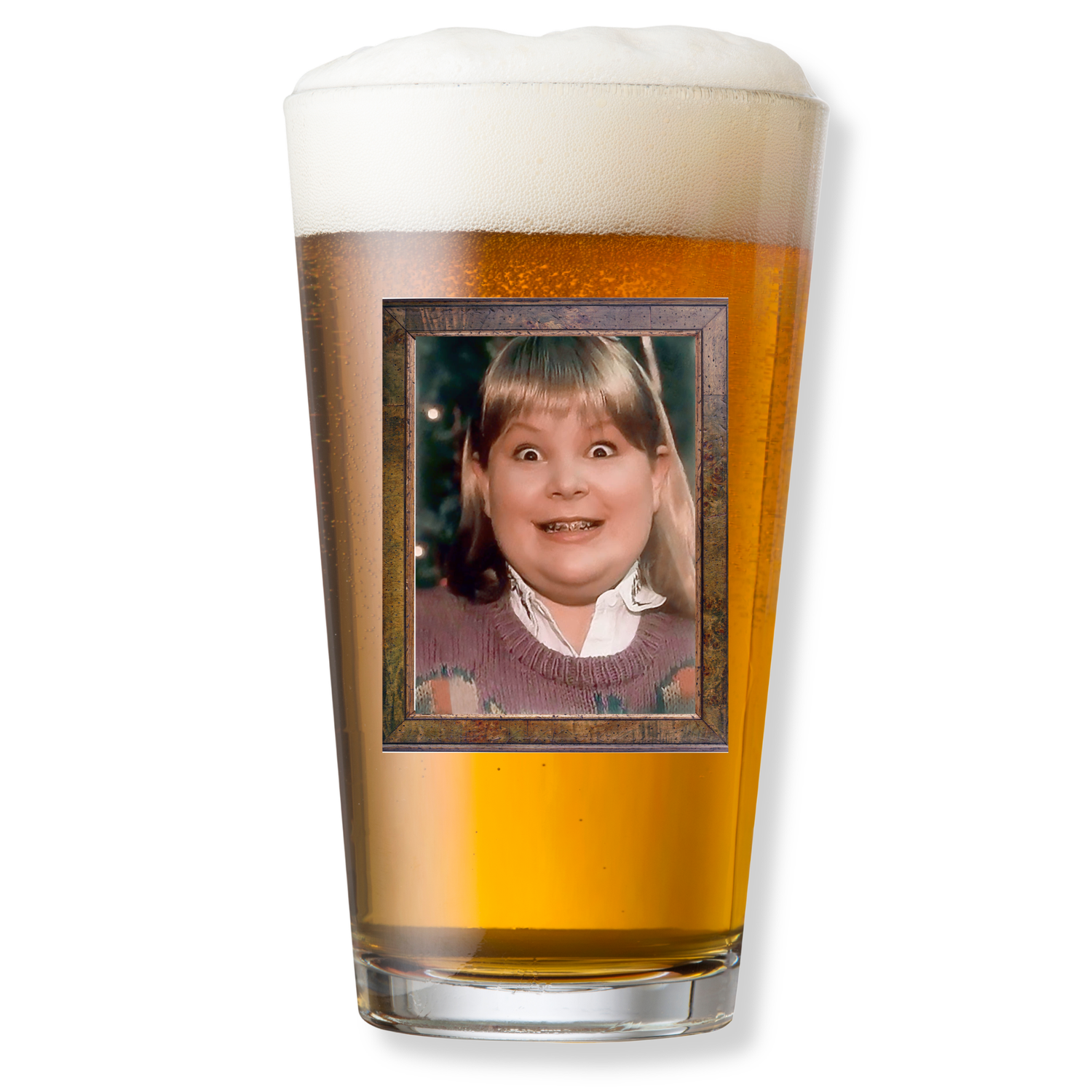 BUZZ, YOUR GIRLFRIEND, WOOF PINT GLASS