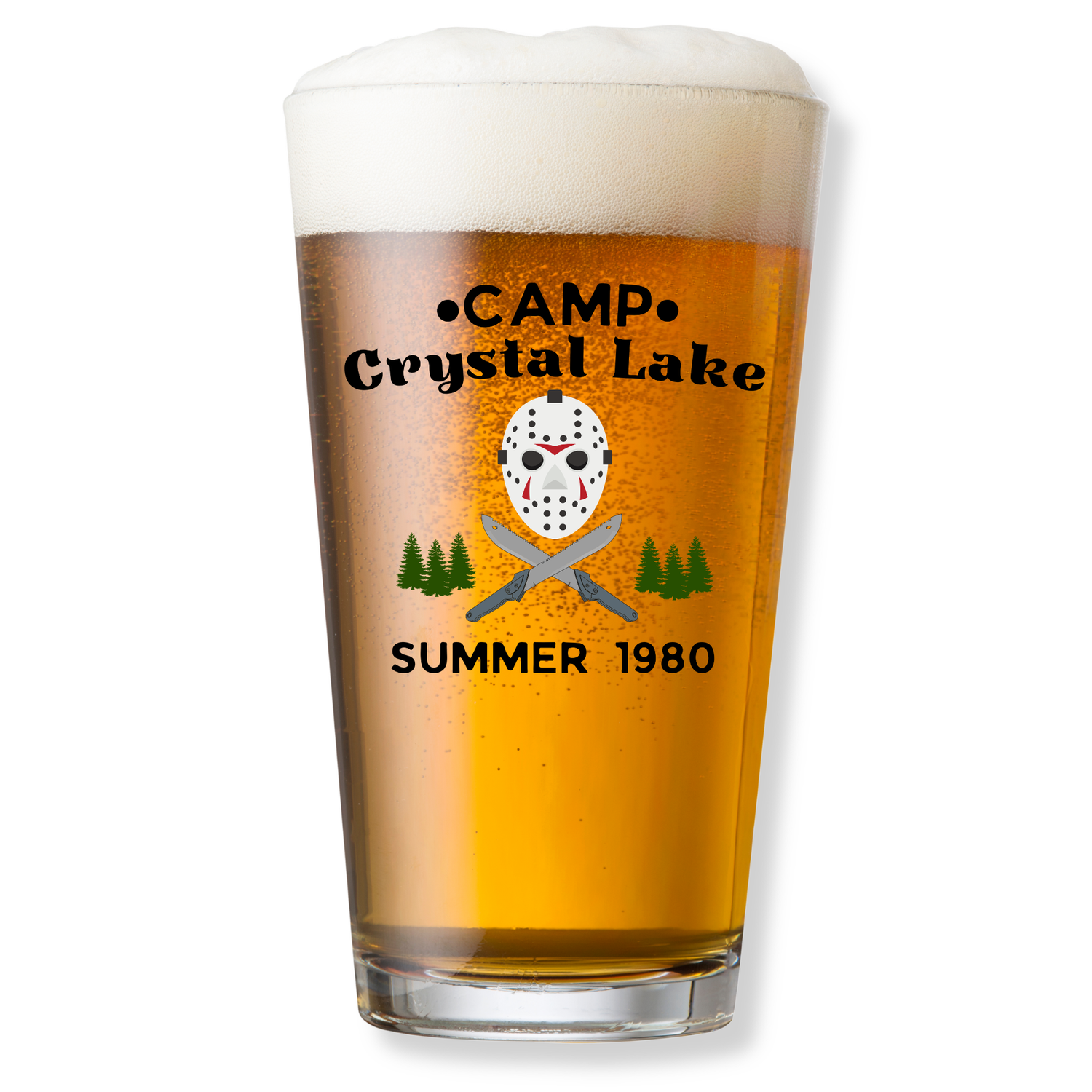 CAMP CRYSTAL LAKE PINT GLASS
