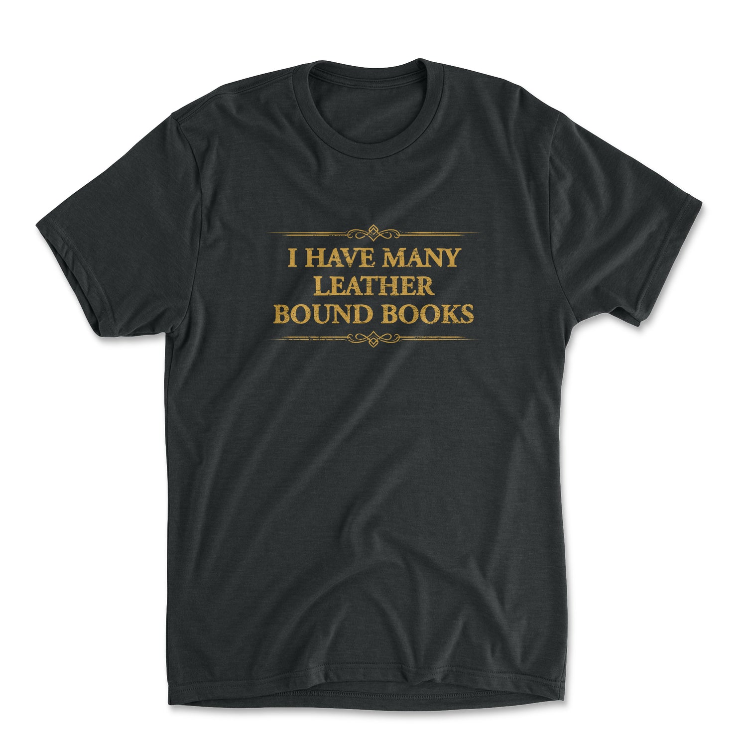MANY LEATHER BOUND BOOKS UNISEX T-SHIRT