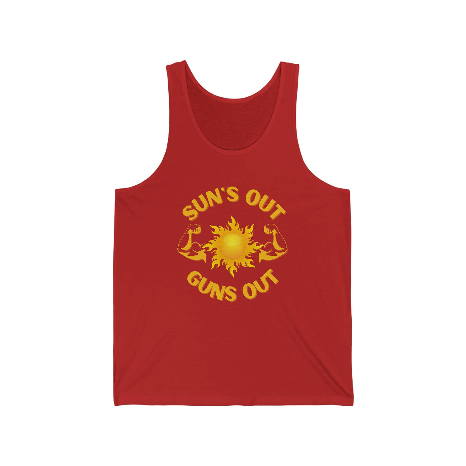 SUN'S OUT GUNS OUT ADULT UNISEX TANK