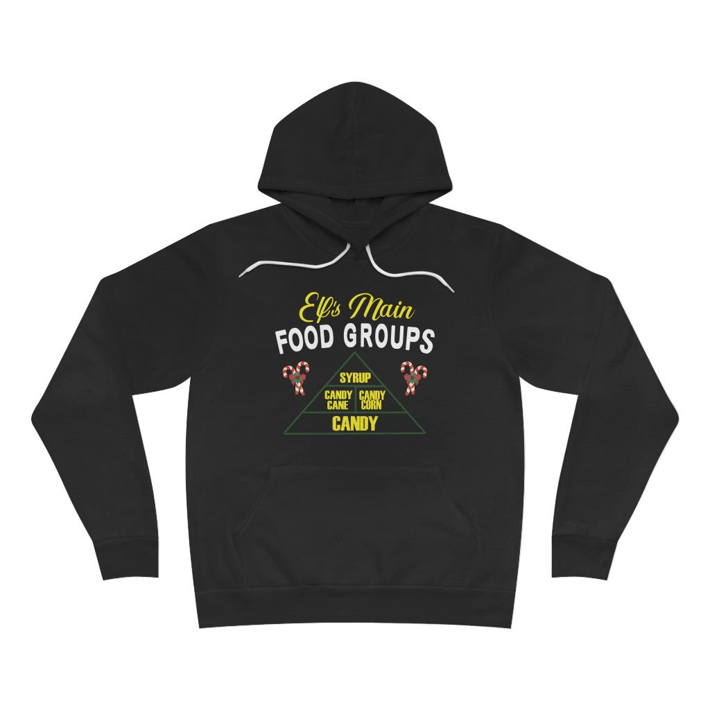 ELF'S MAIN FOOD GROUPS UNISEX HOODIE
