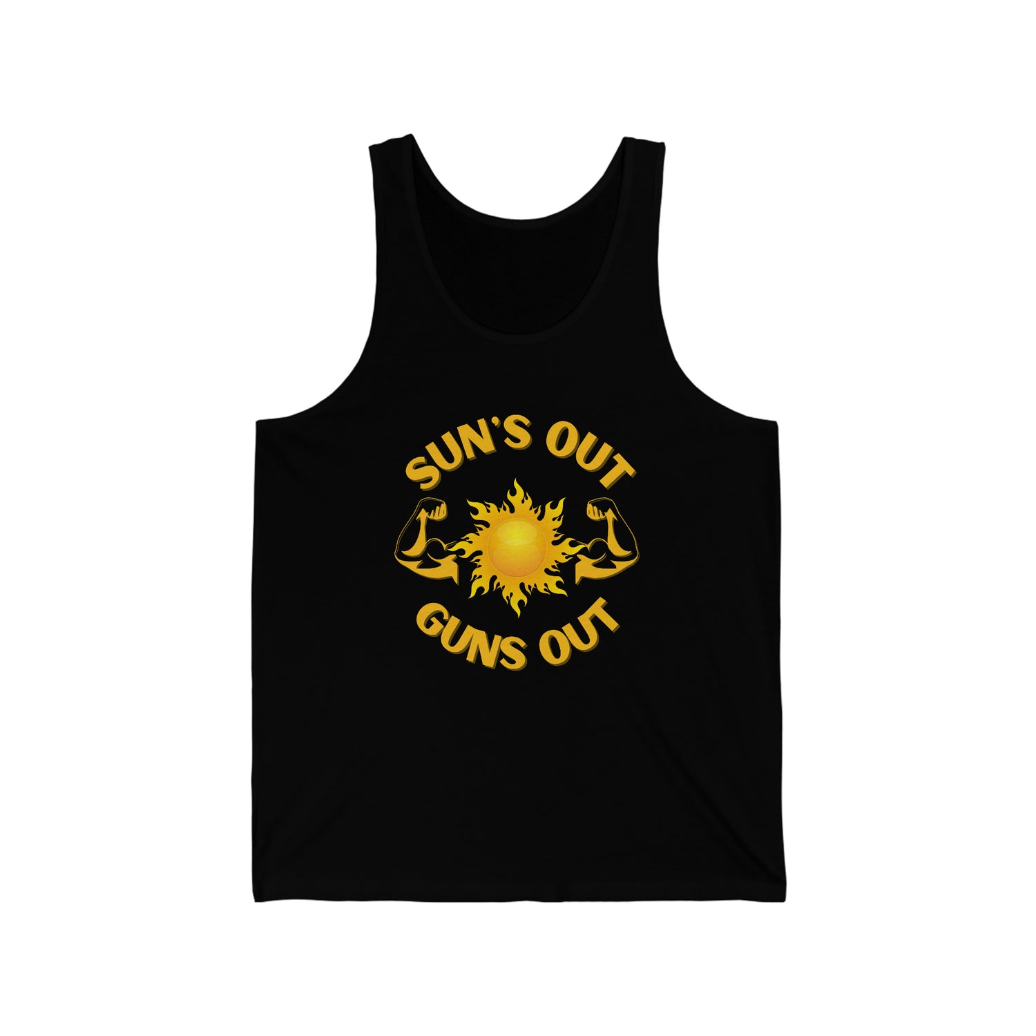 SUN'S OUT GUNS OUT ADULT UNISEX TANK