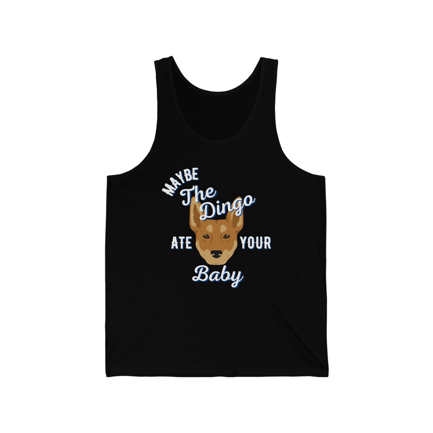 Maybe The Dingo Ate Your Baby Men's/Unisex Tank Top