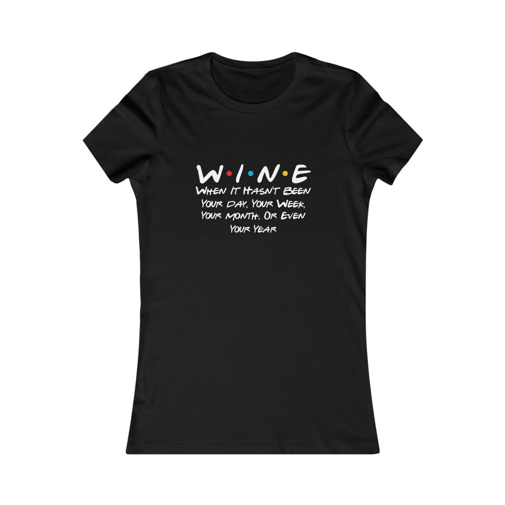 WINE FRIENDS WOMENS T-SHIRT - SNG World