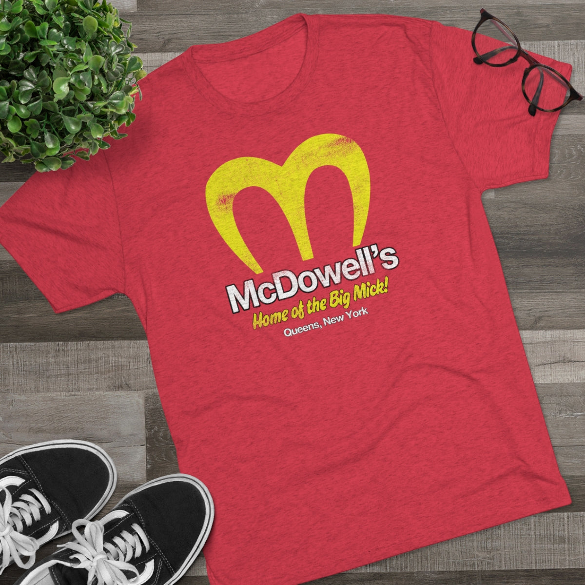 McDowell's Unisex Tri-Blend Crew Tee