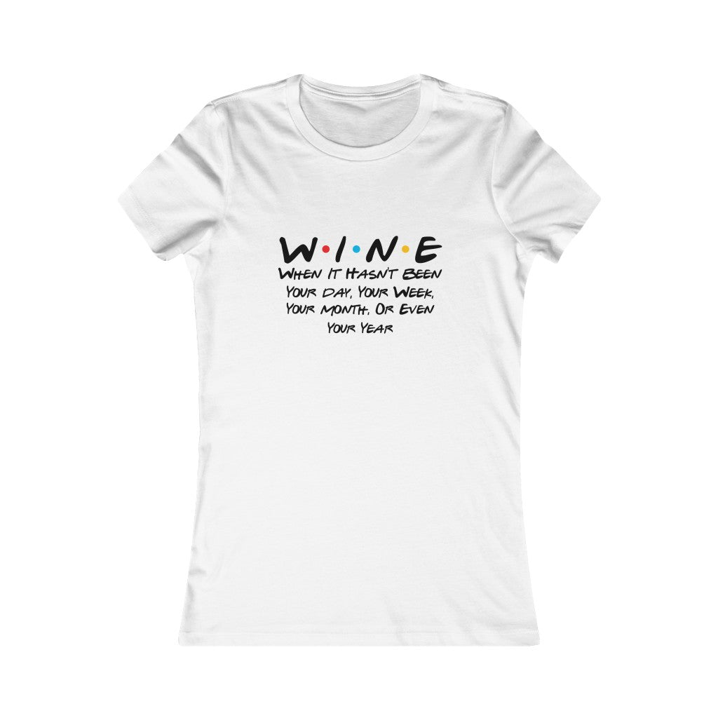 WINE FRIENDS WOMENS T-SHIRT - SNG World
