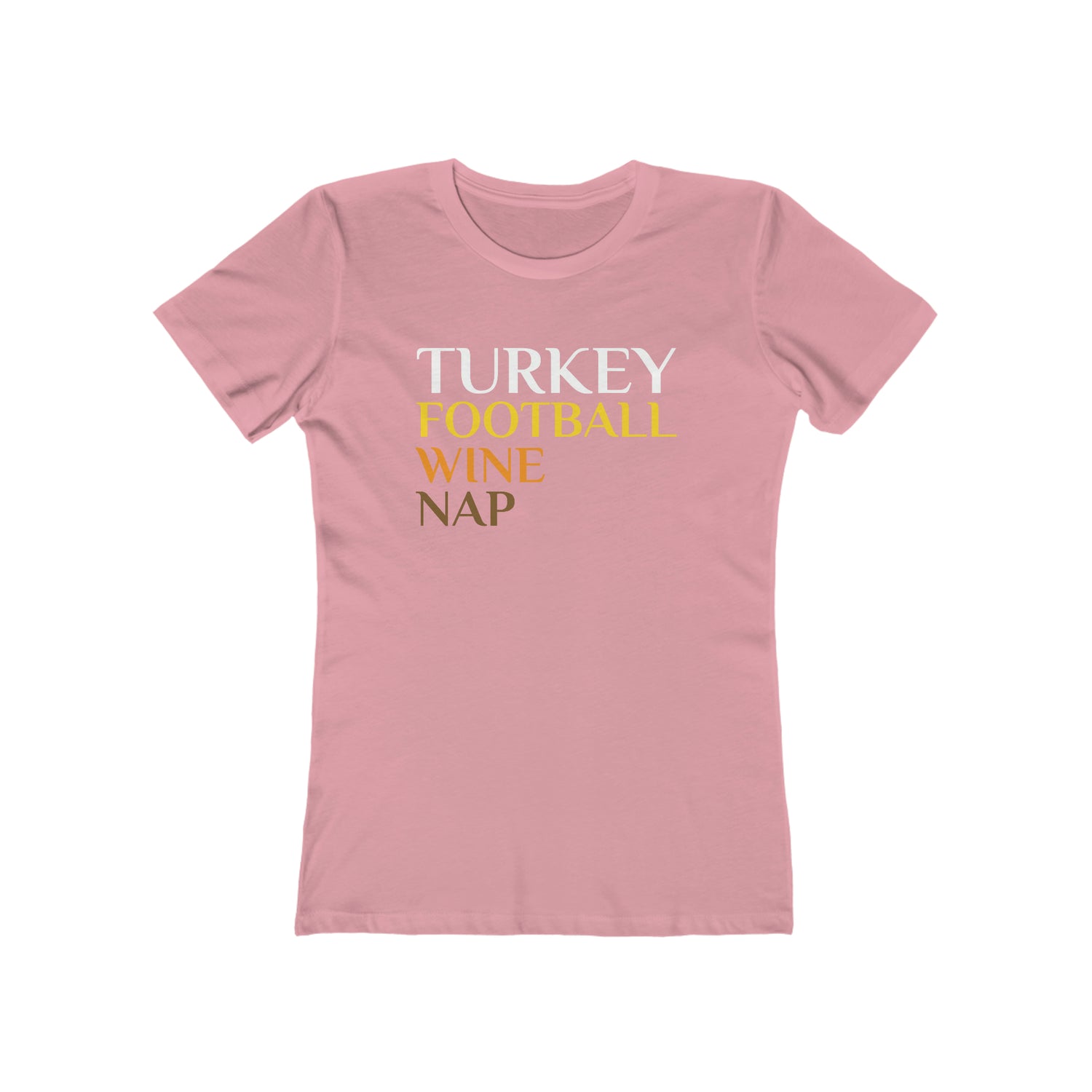 TURKEY FOOTBALL WINE NAP WOMEN'S T-SHIRT