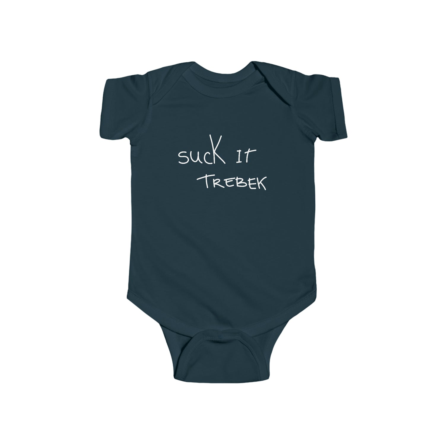 SUCK IT TREBEK BABY BODYSUIT