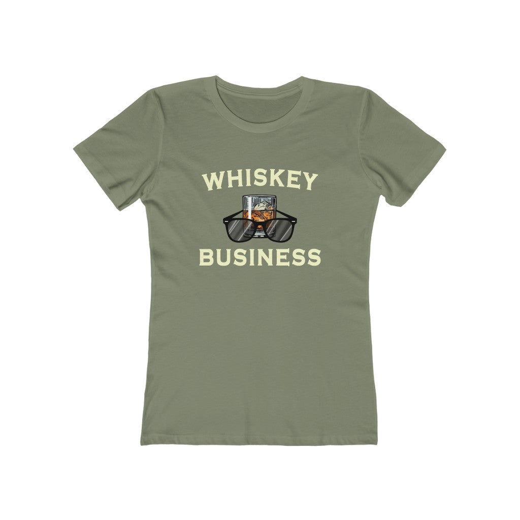 WHISKEY BUSINESS WOMENS T-SHIRT