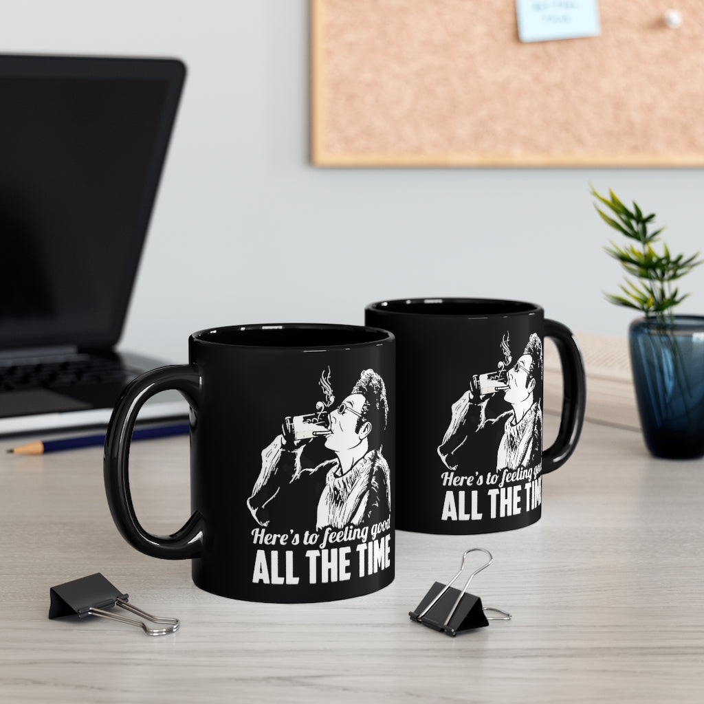 Seinfeld Kramer Here's To Feeling Good All The Time 11oz Mug