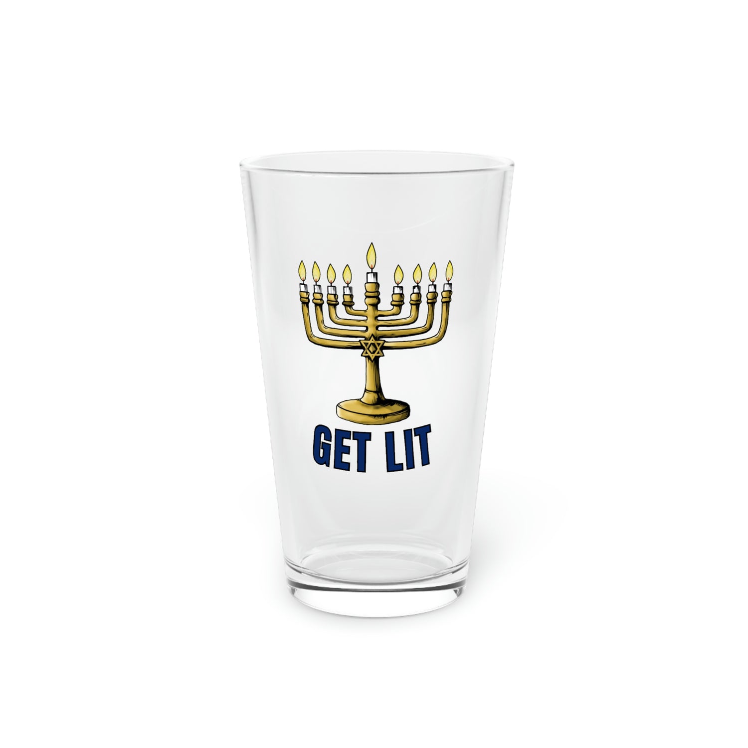 GET LIT PINT GLASS