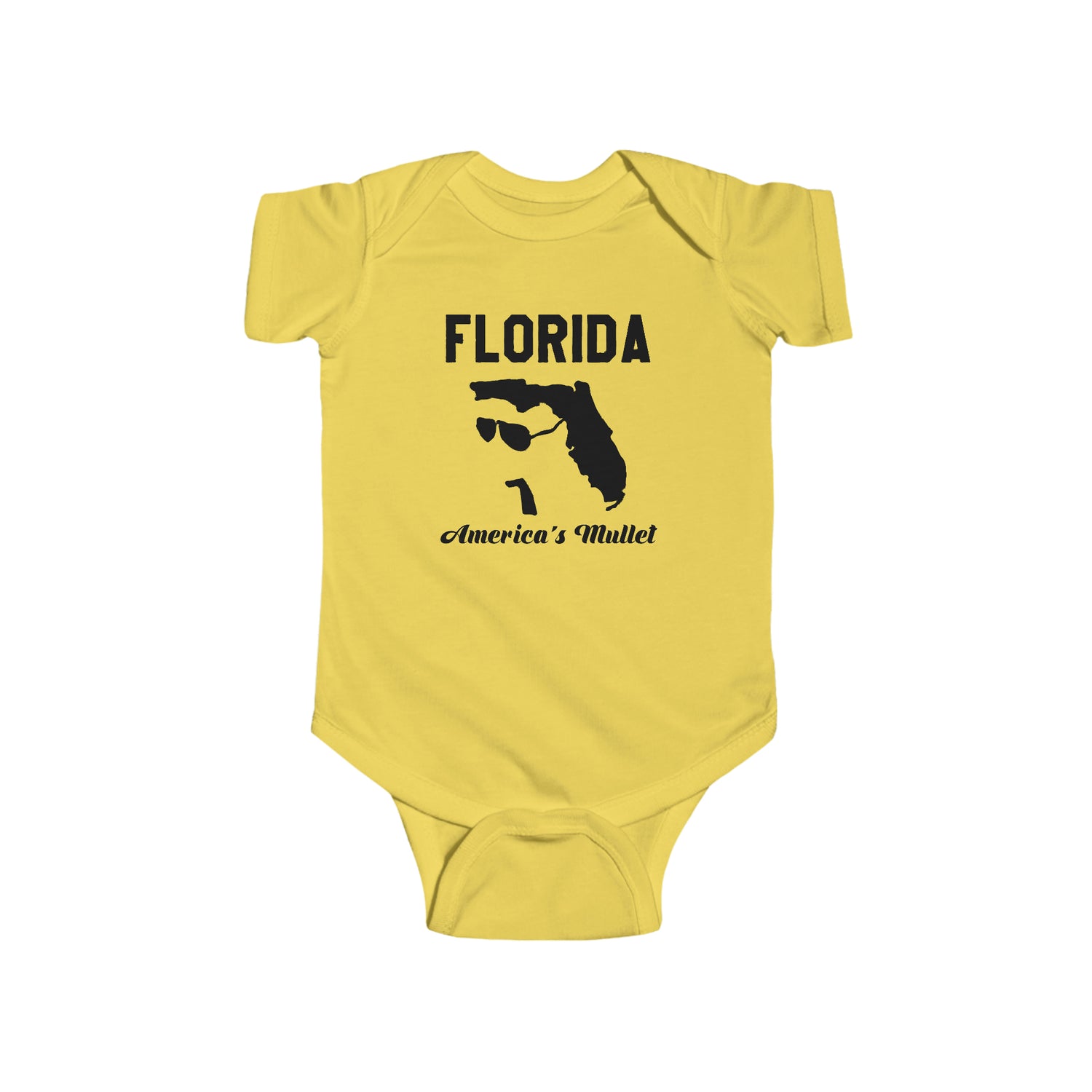 FLORIDA, AMERICA'S MULLET BABY BODYSUIT