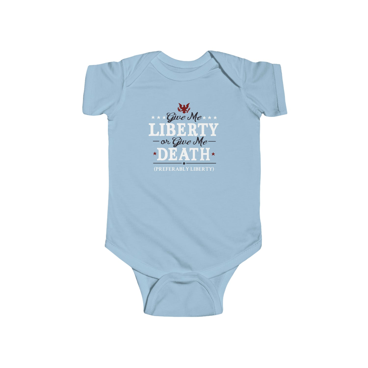 GIVE ME LIBERTY BABY BODYSUIT