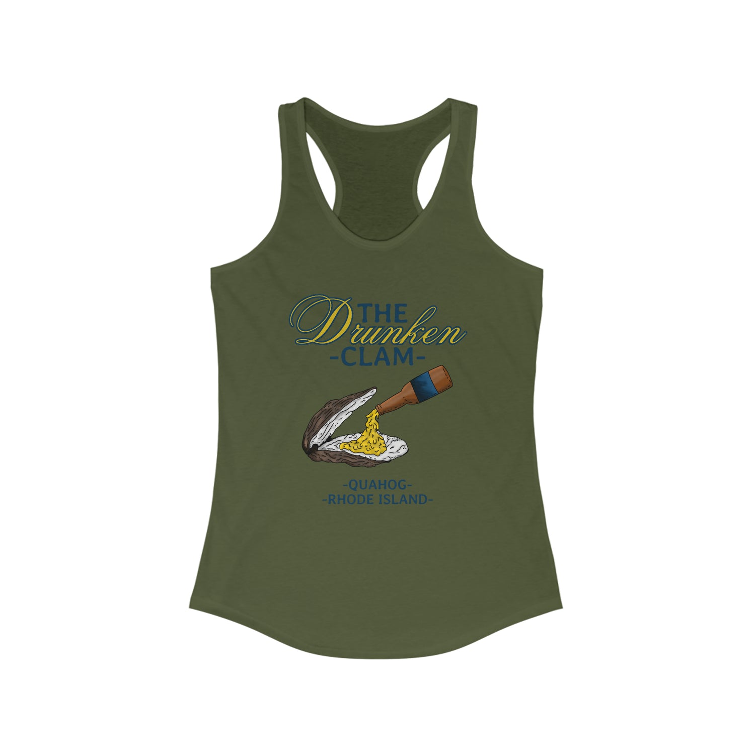 The Drunken Clam Women's Racerback Tank Top