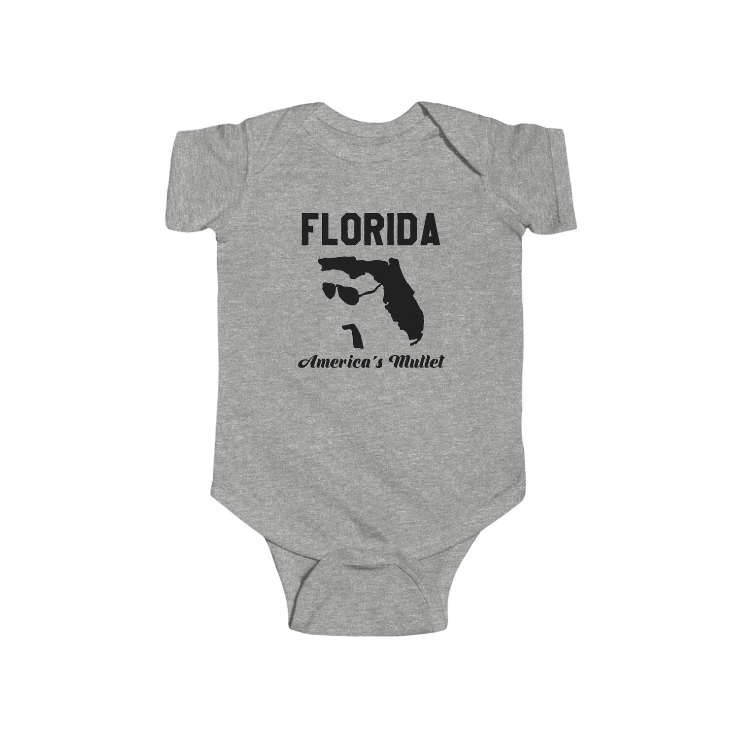 FLORIDA, AMERICA'S MULLET BABY BODYSUIT