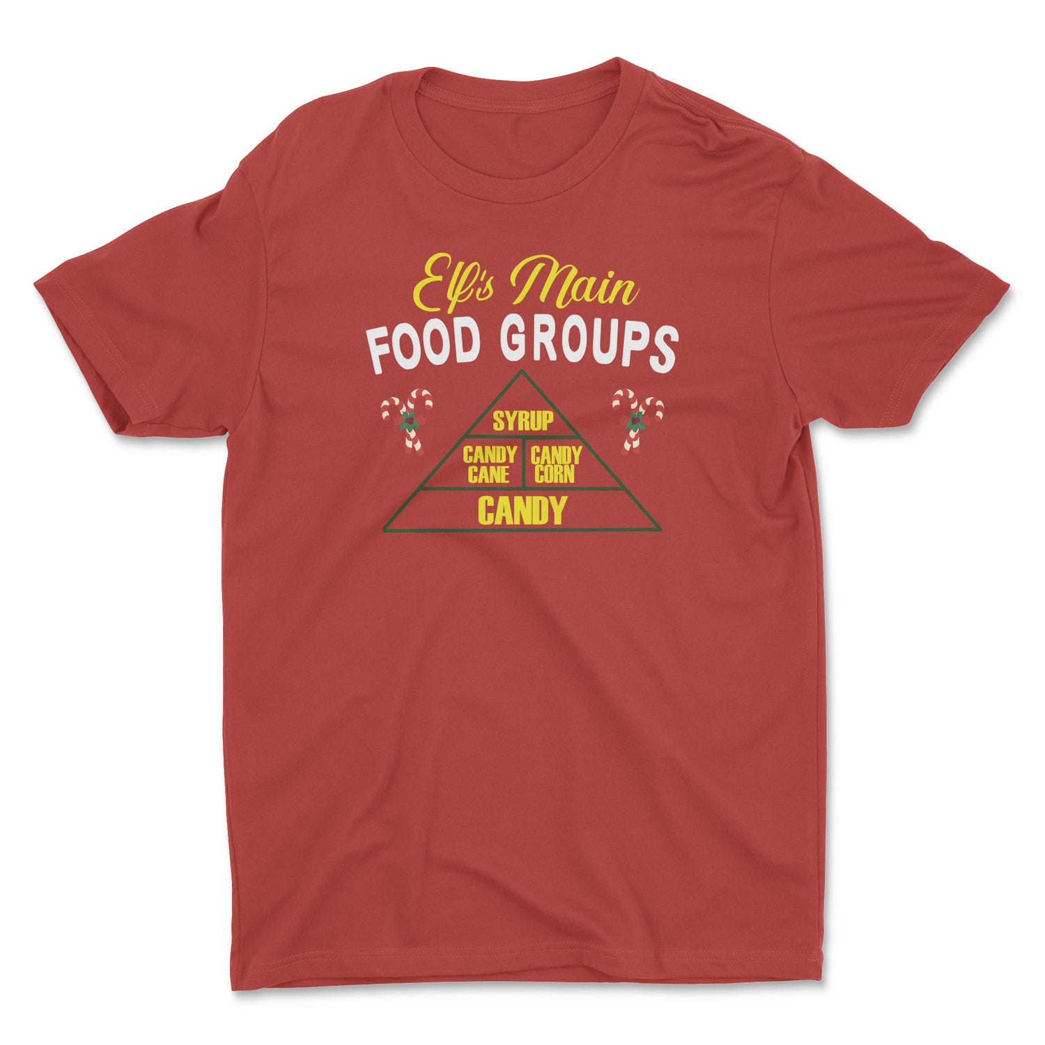 ELF'S MAIN FOOD GROUPS UNISEX T-SHIRT