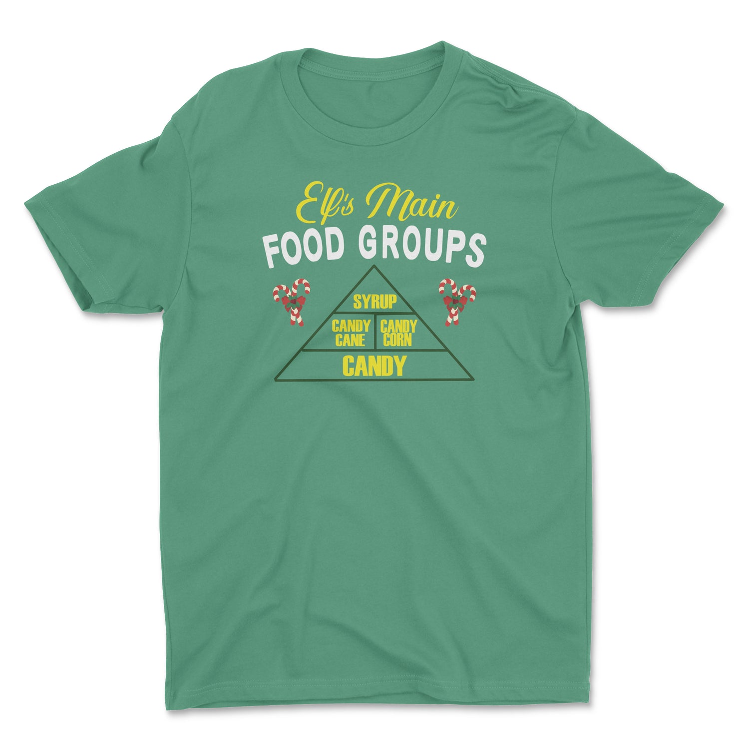 ELF'S MAIN FOOD GROUPS UNISEX T-SHIRT