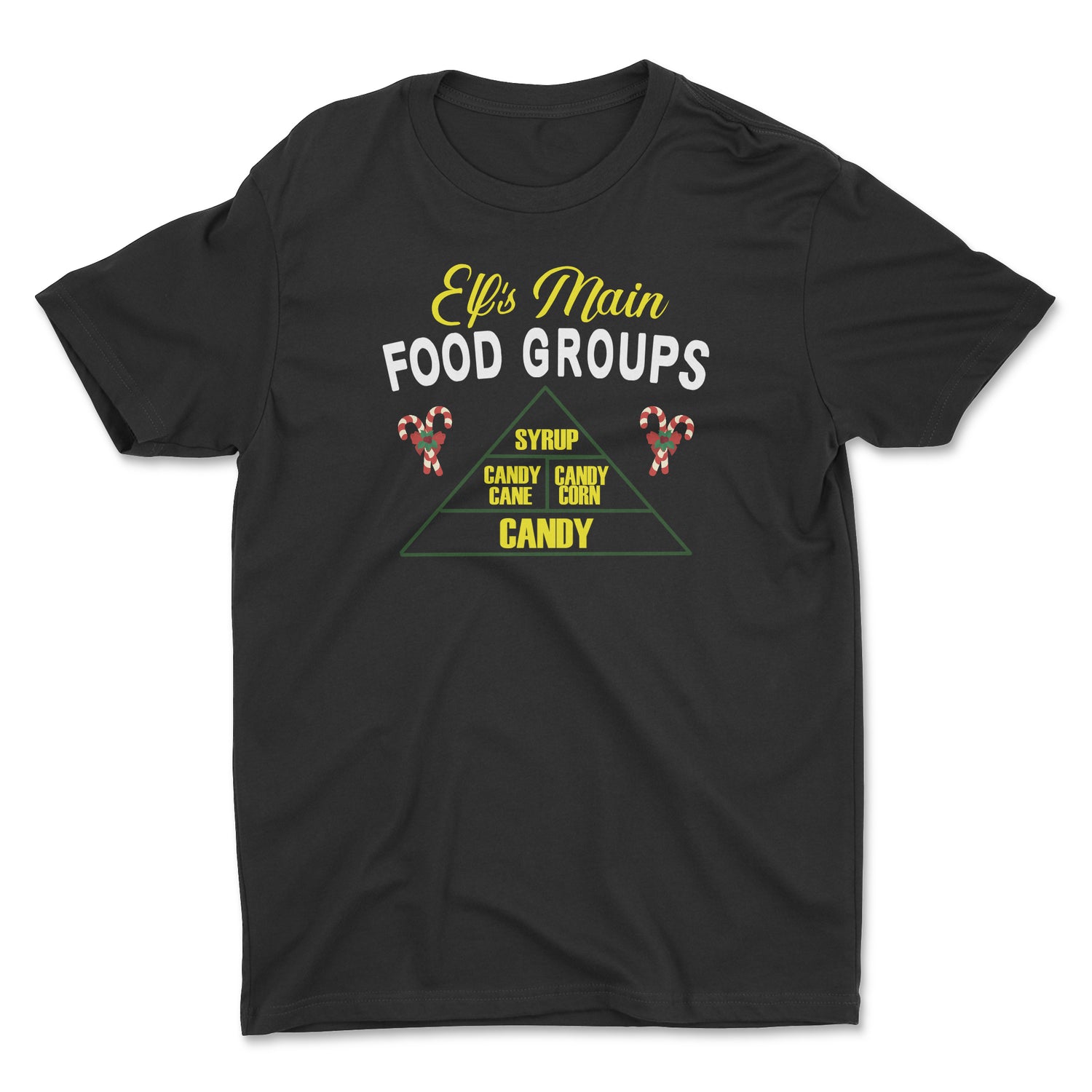 ELF'S MAIN FOOD GROUPS UNISEX T-SHIRT