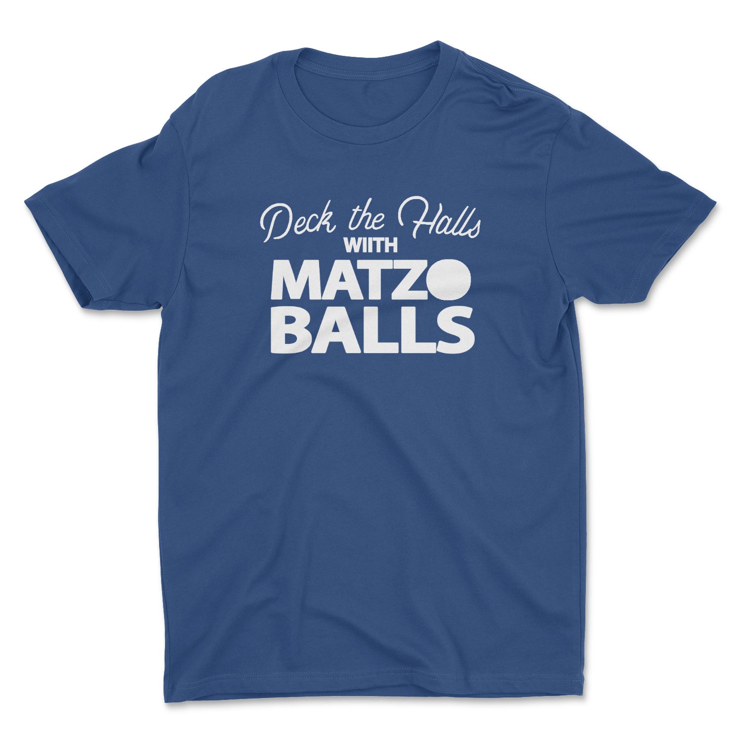 DECK THE HALLS WITH MATZO BALLS UNISEX T-SHIRT