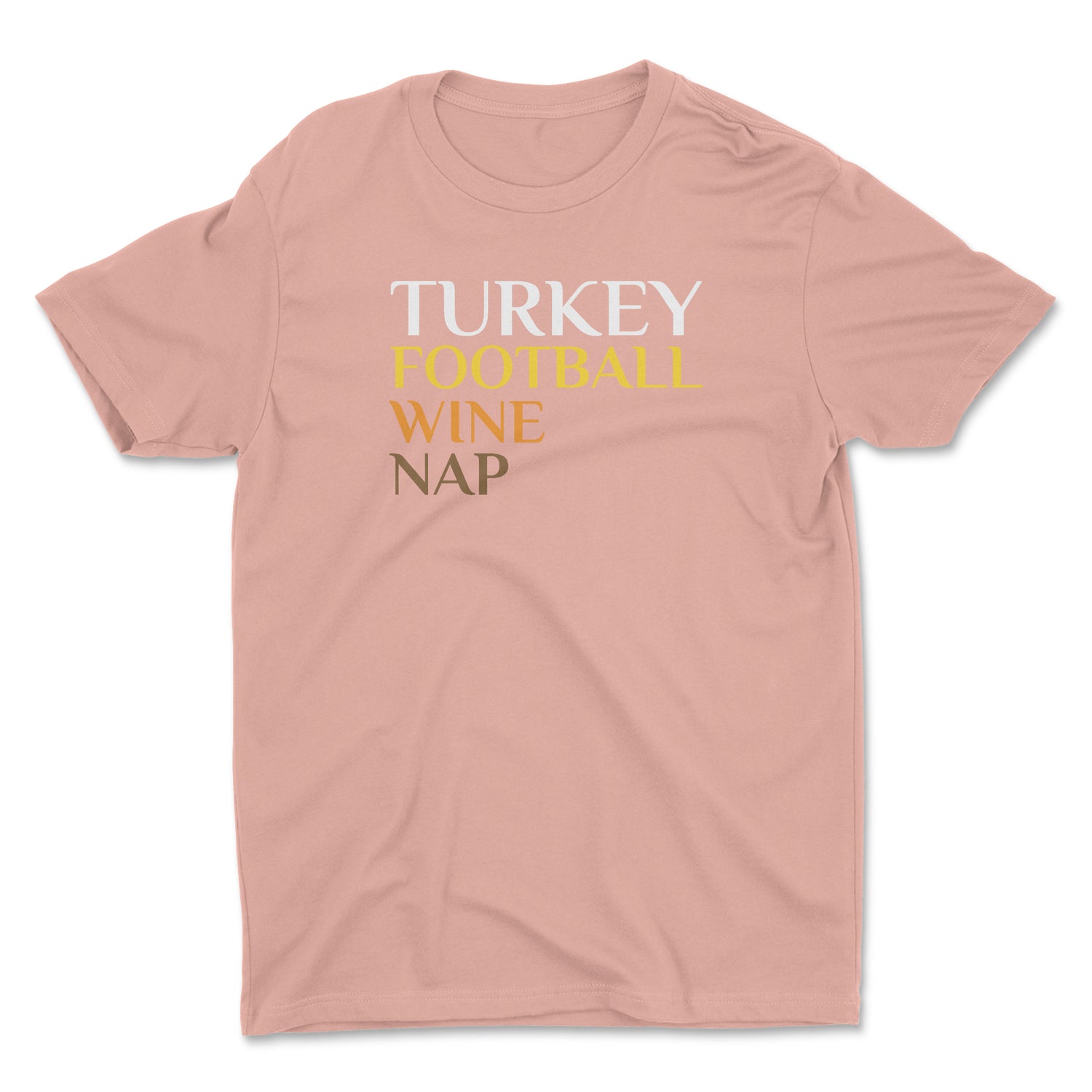 TURKEY FOOTBALL WINE NAP UNISEX T-SHIRT