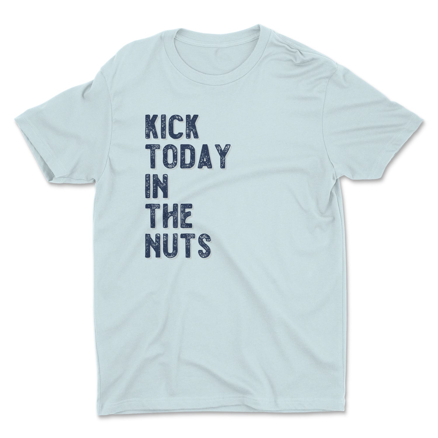 KICK TODAY IN THE NUTS UNISEX T-SHIRT