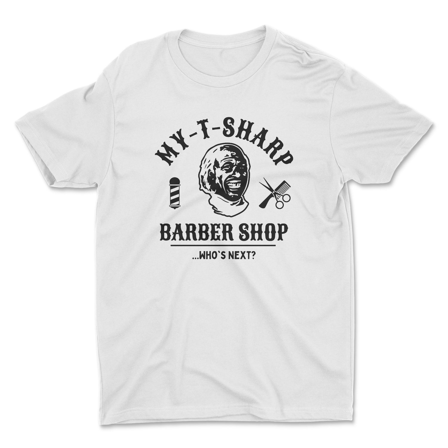 MY-T-SHARP BARBER SHOP UNISEX T-SHIRT