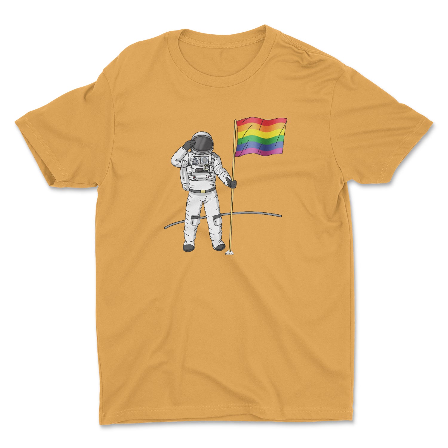 PRIDE ON THE MOON UNISEX T-SHIRT